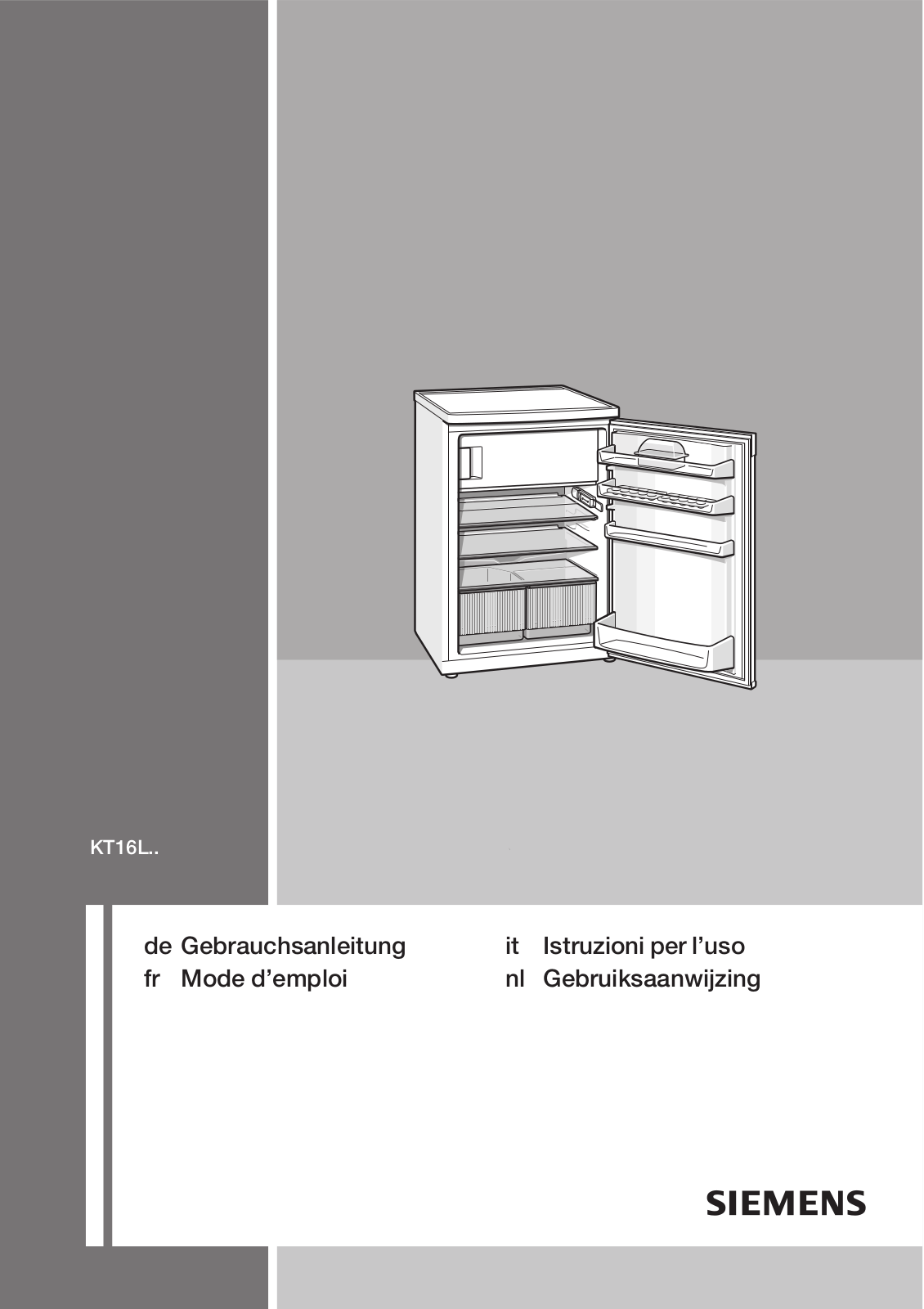 SIEMENS KT16LE22 User Manual