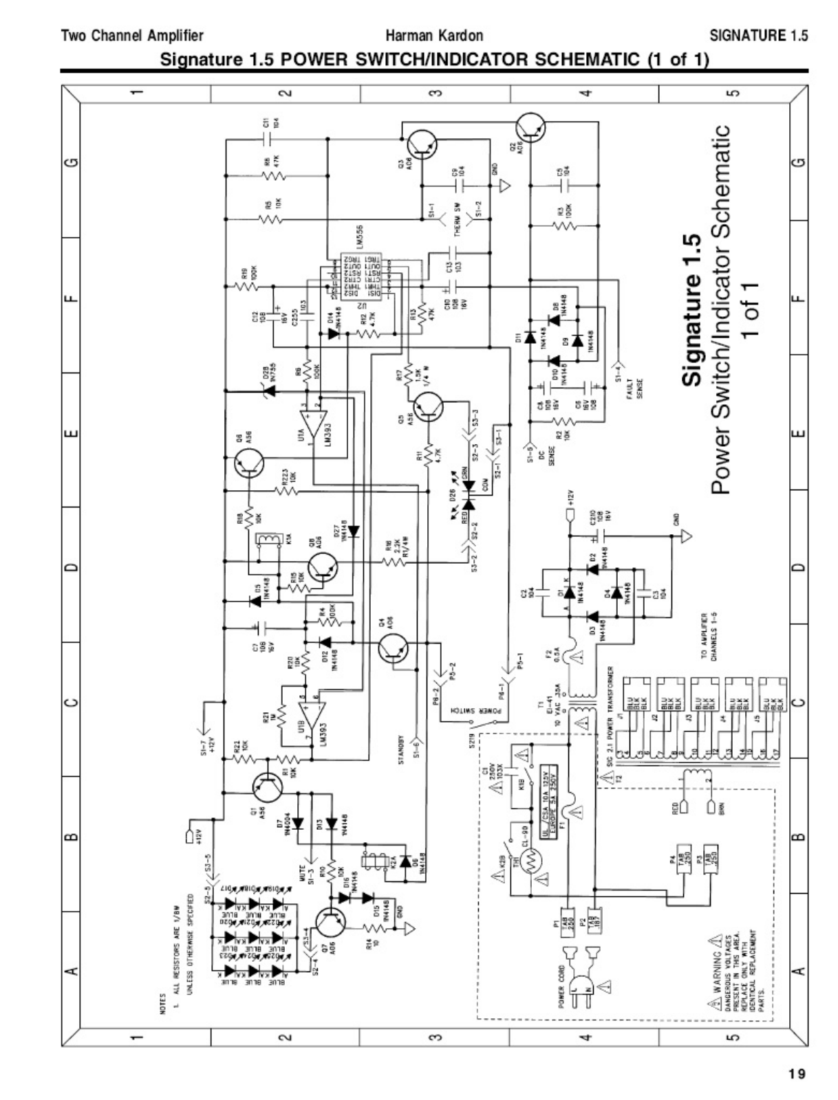 Harman Kardon Signature 1.5 Schematic