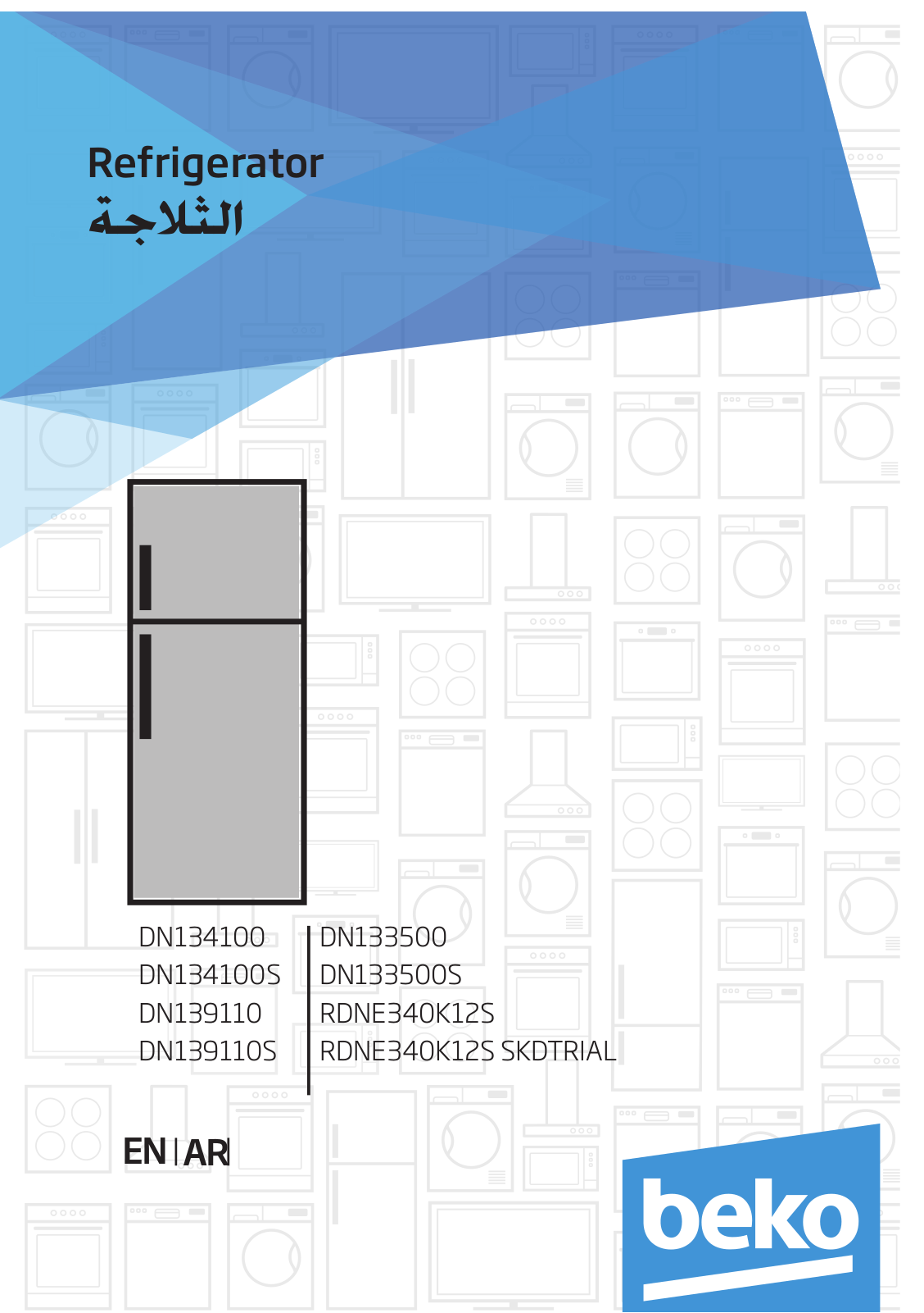 Beko DN134100, DN134100S, DN139110, DN139110S, DN133500 User manual