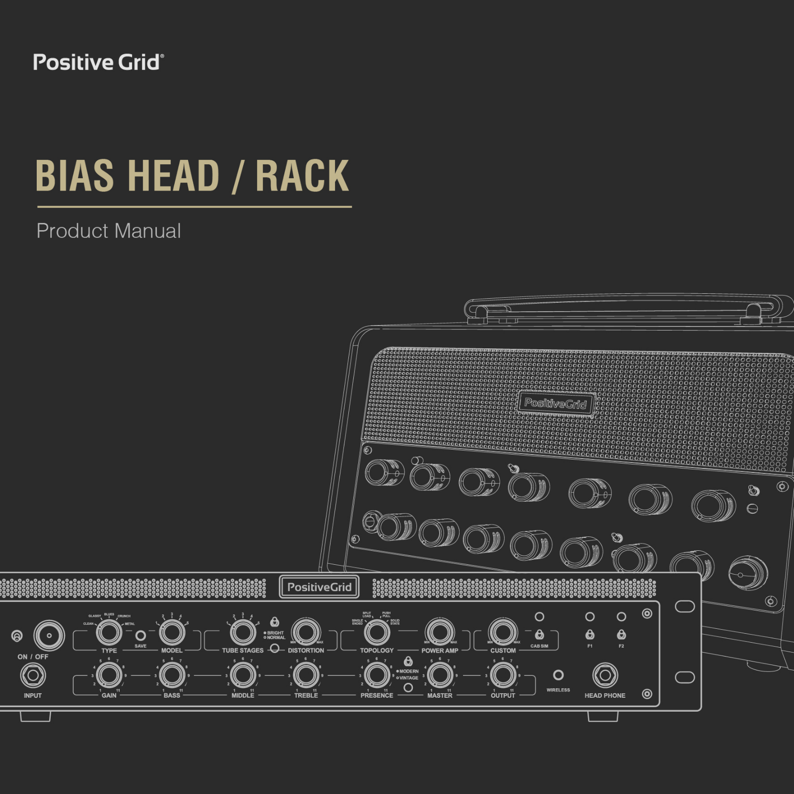 Positive Grid Bias Head Amp, Bias Rack Amp User manual