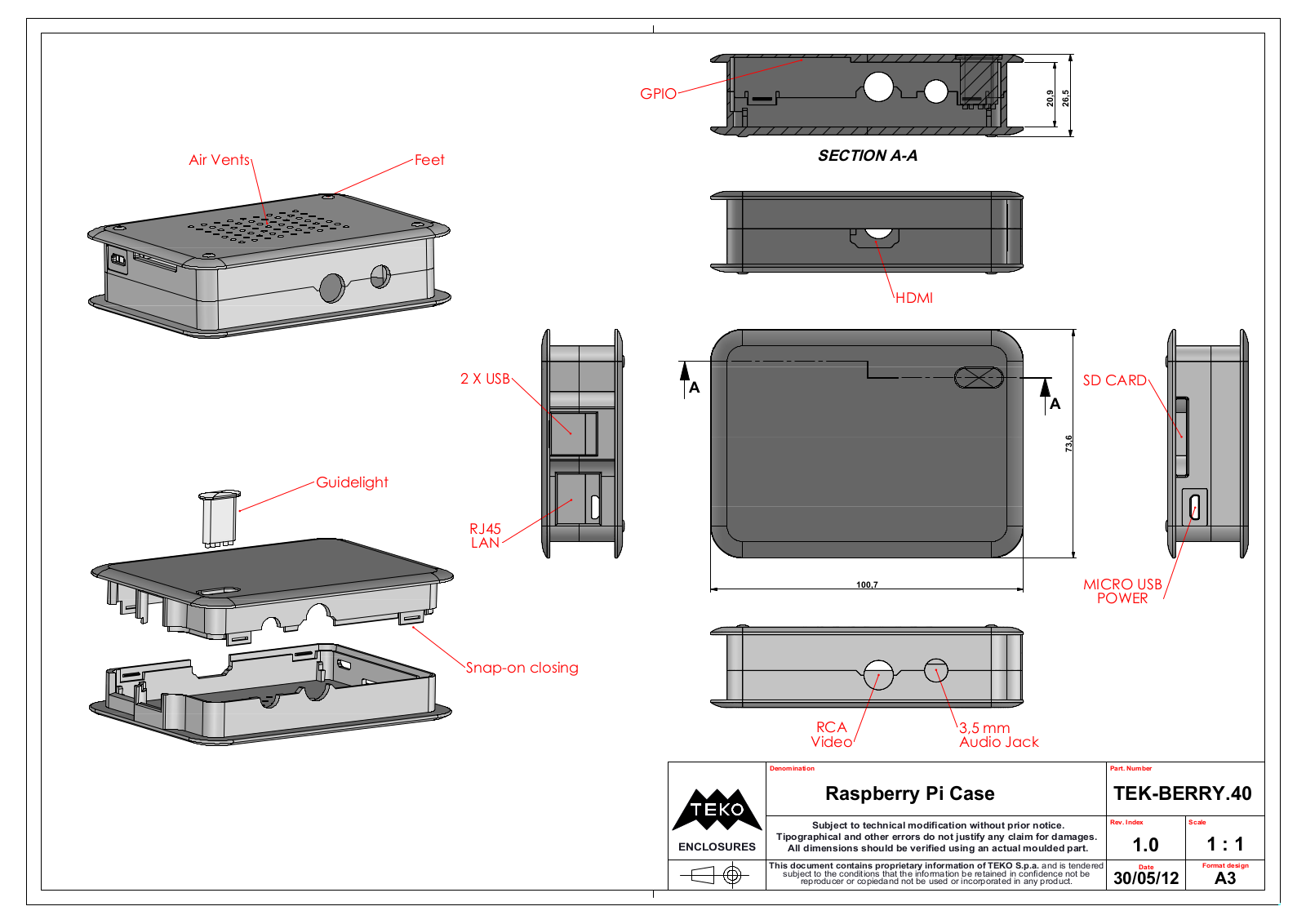 Teko TEK-BERRY.9 Schematics