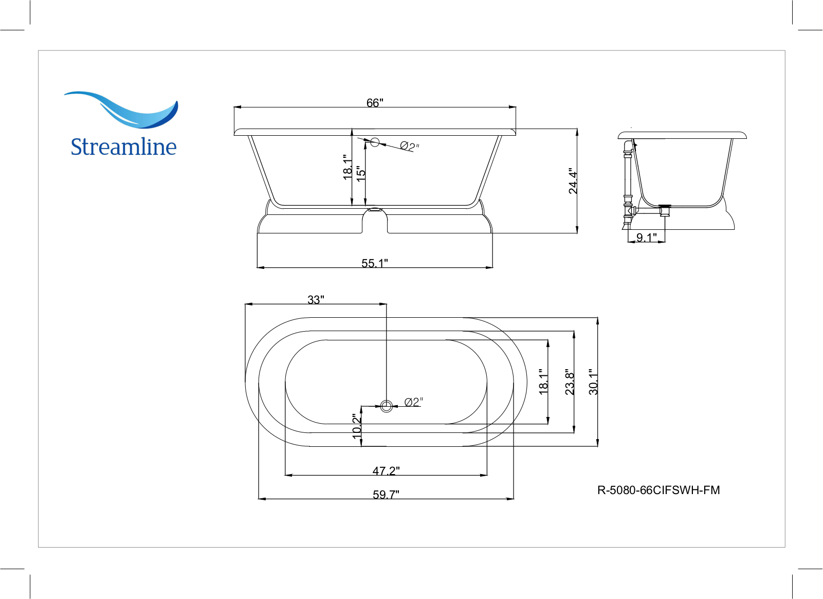 Streamline RH5080GLD120 Specifications