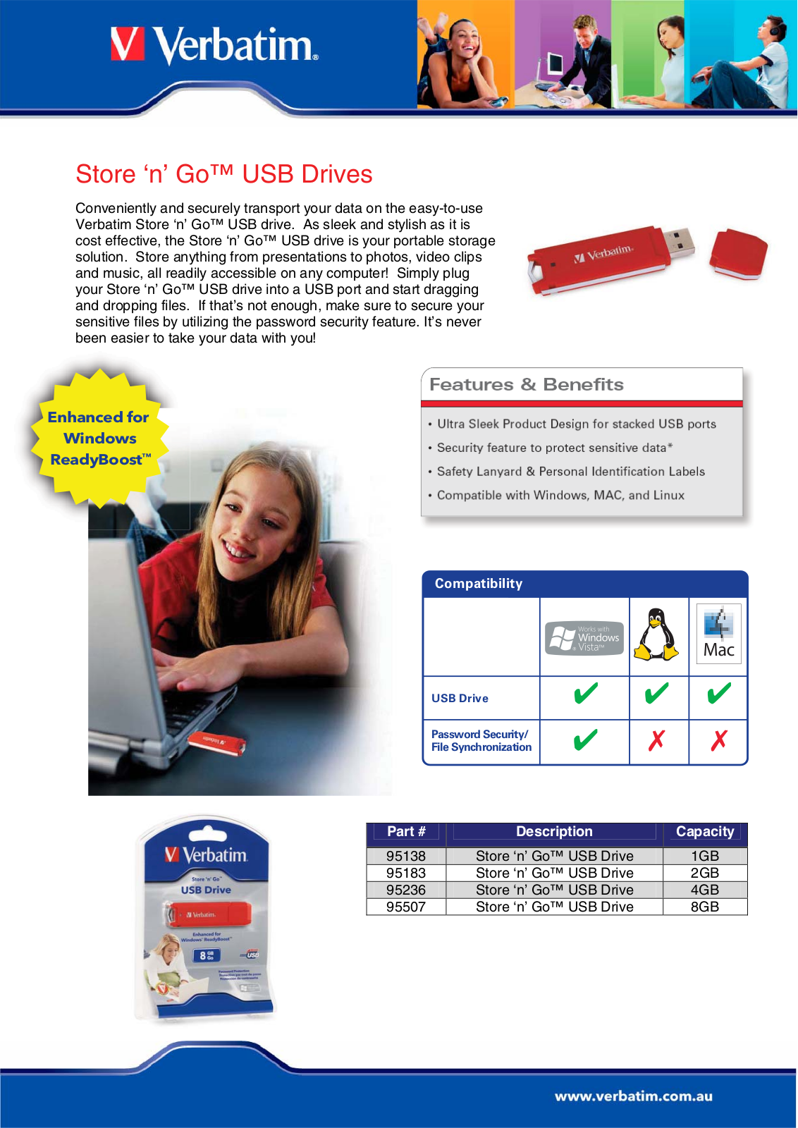 Verbatim 95138, 95236, 95183, 95507 User Manual - ManualMachine.com