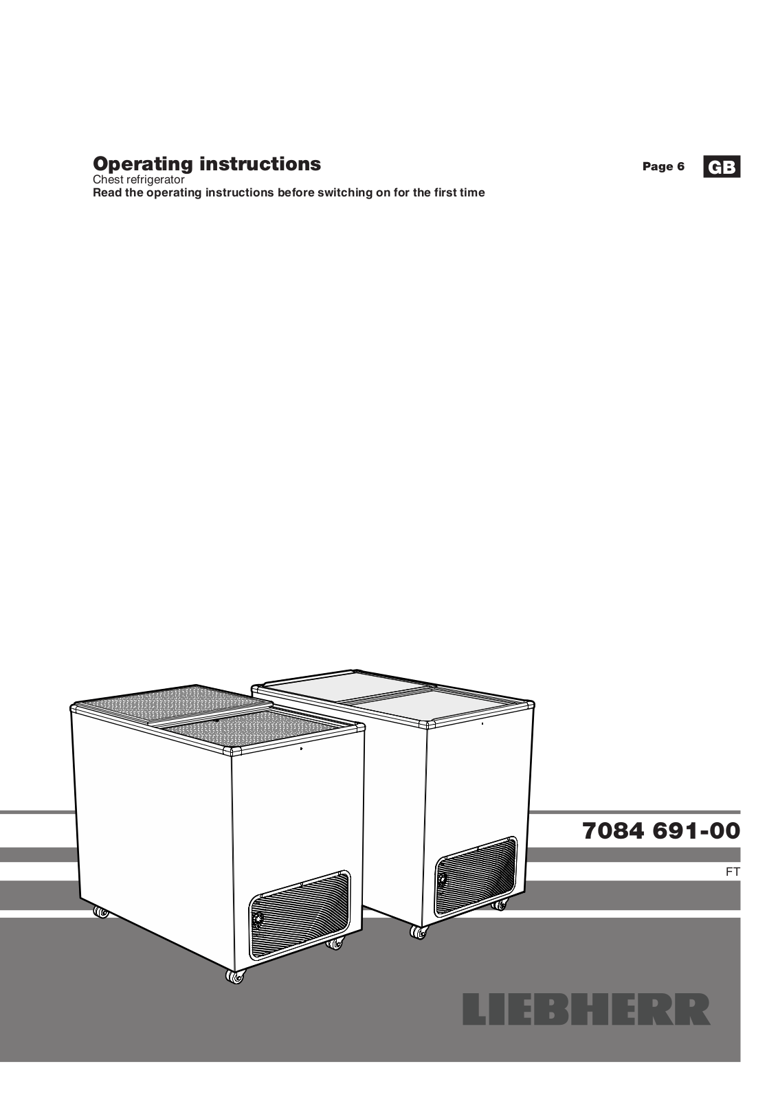 Liebherr FT 2902 User Manual