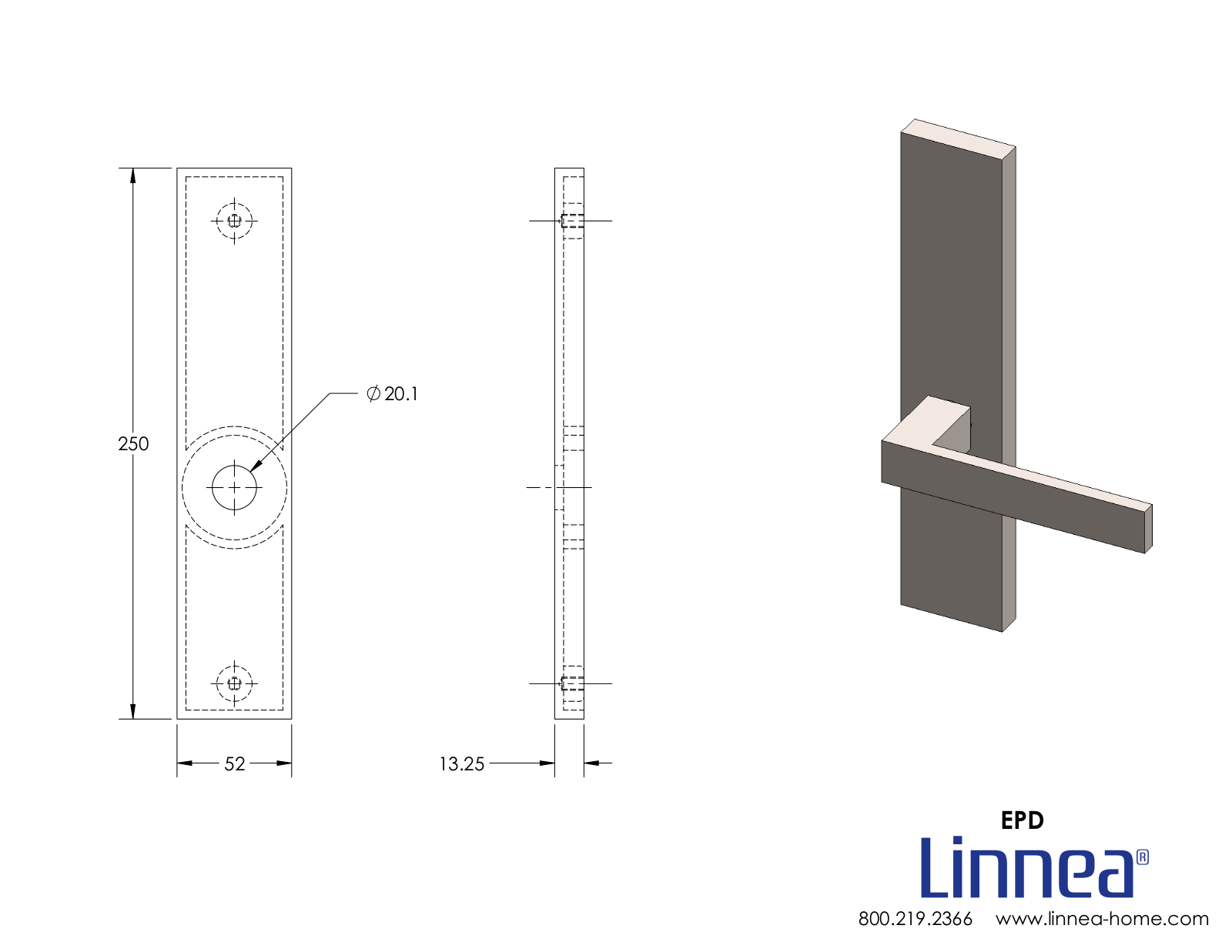 Linnea LNNE9010 Dimensions - ManualMachine.com