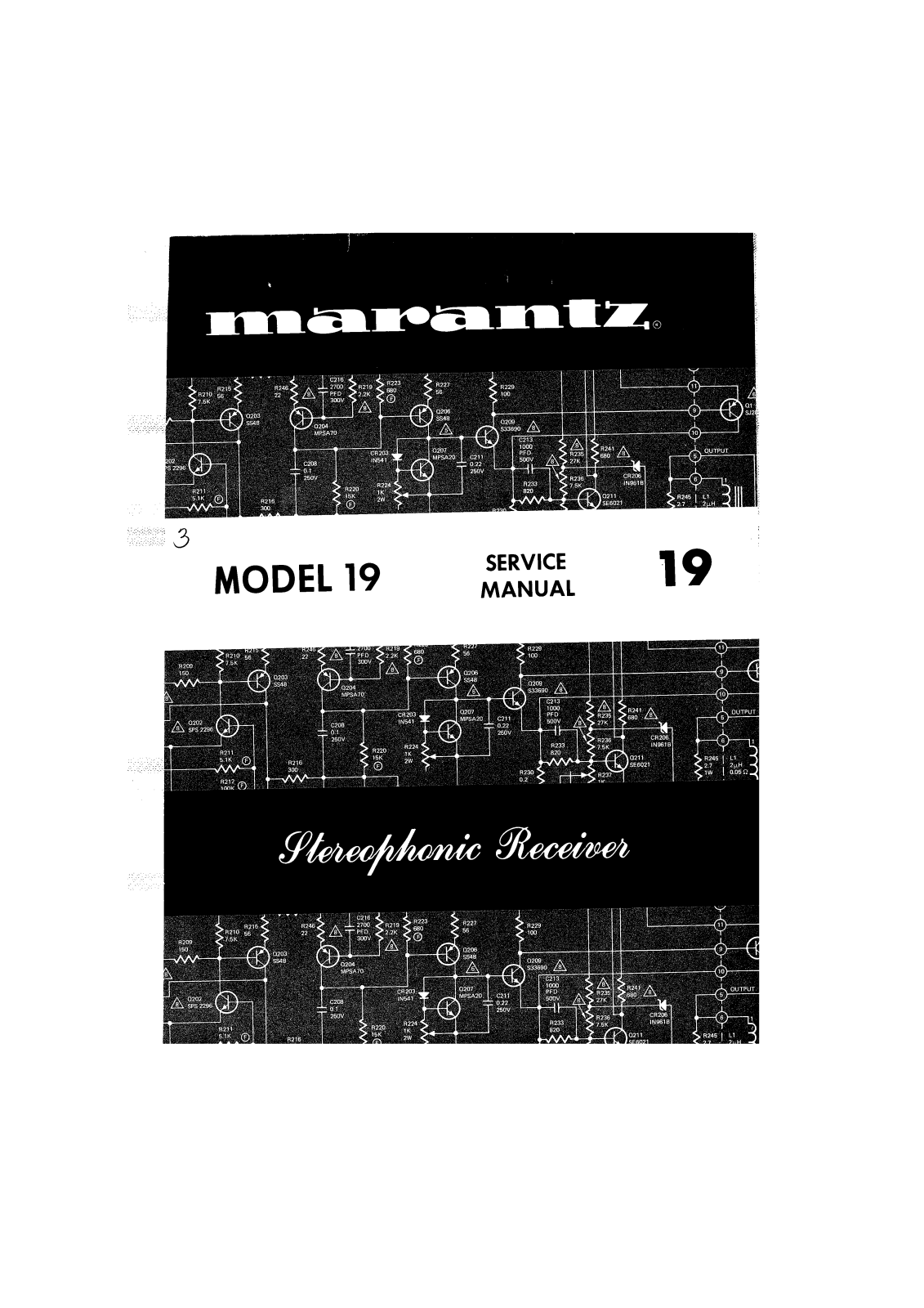 Marantz 19 Schematic