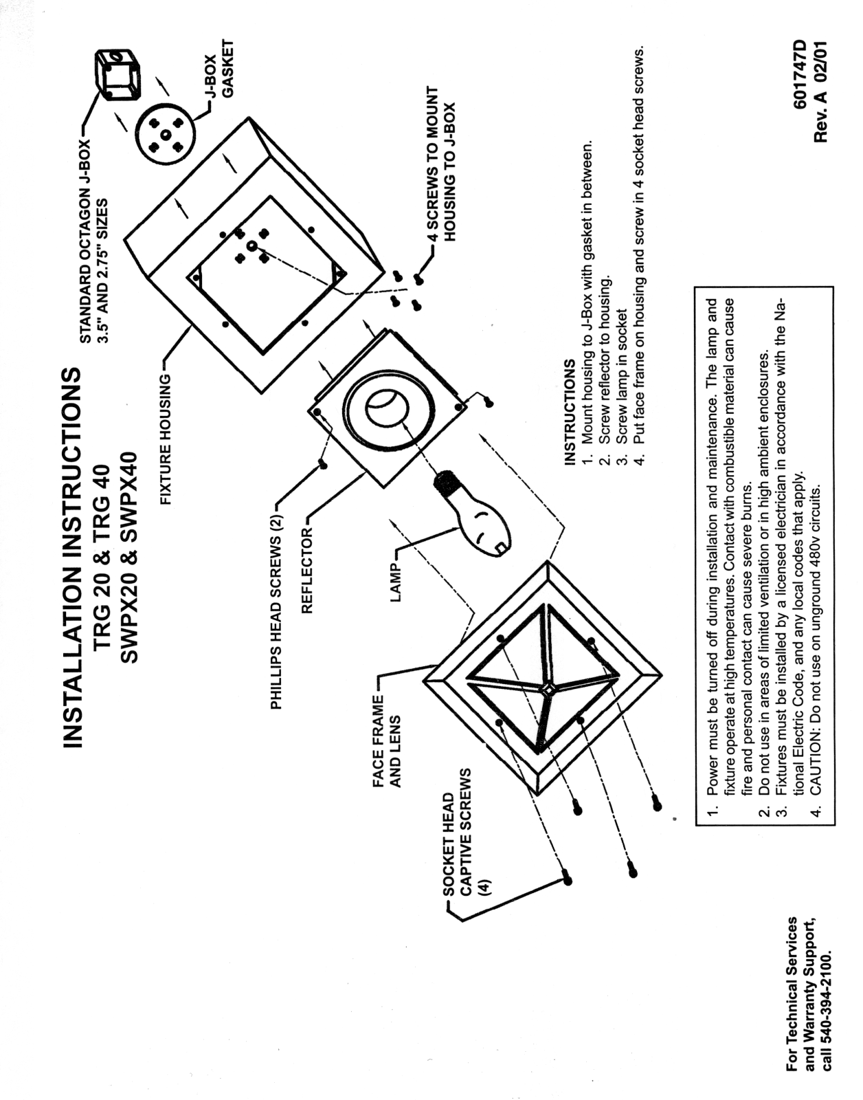 Hubbell Lighting TRGXX User Manual