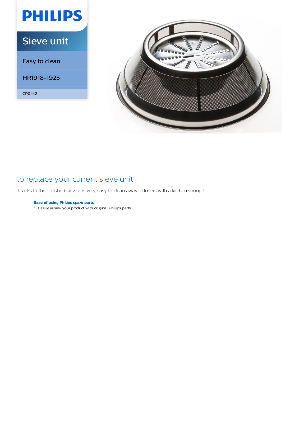 Philips CP0442/01 leaflet - ManualMachine.com