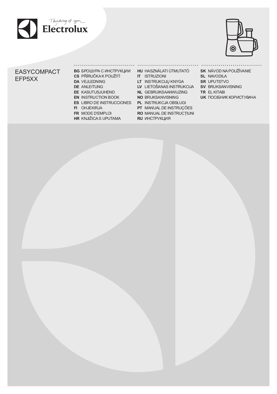 Electrolux EFP5100, EFP5300 User Manual