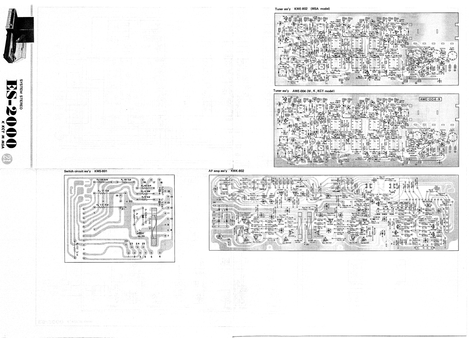 Pioneer ES-2000 Schematic