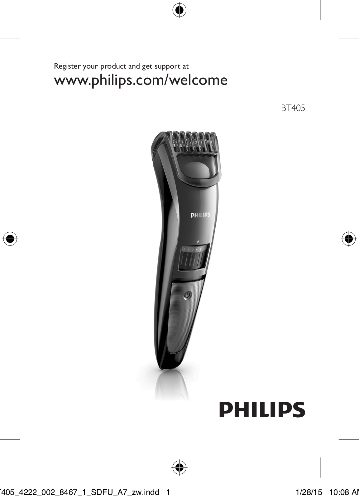 Philips BT405-13 Instruction manual