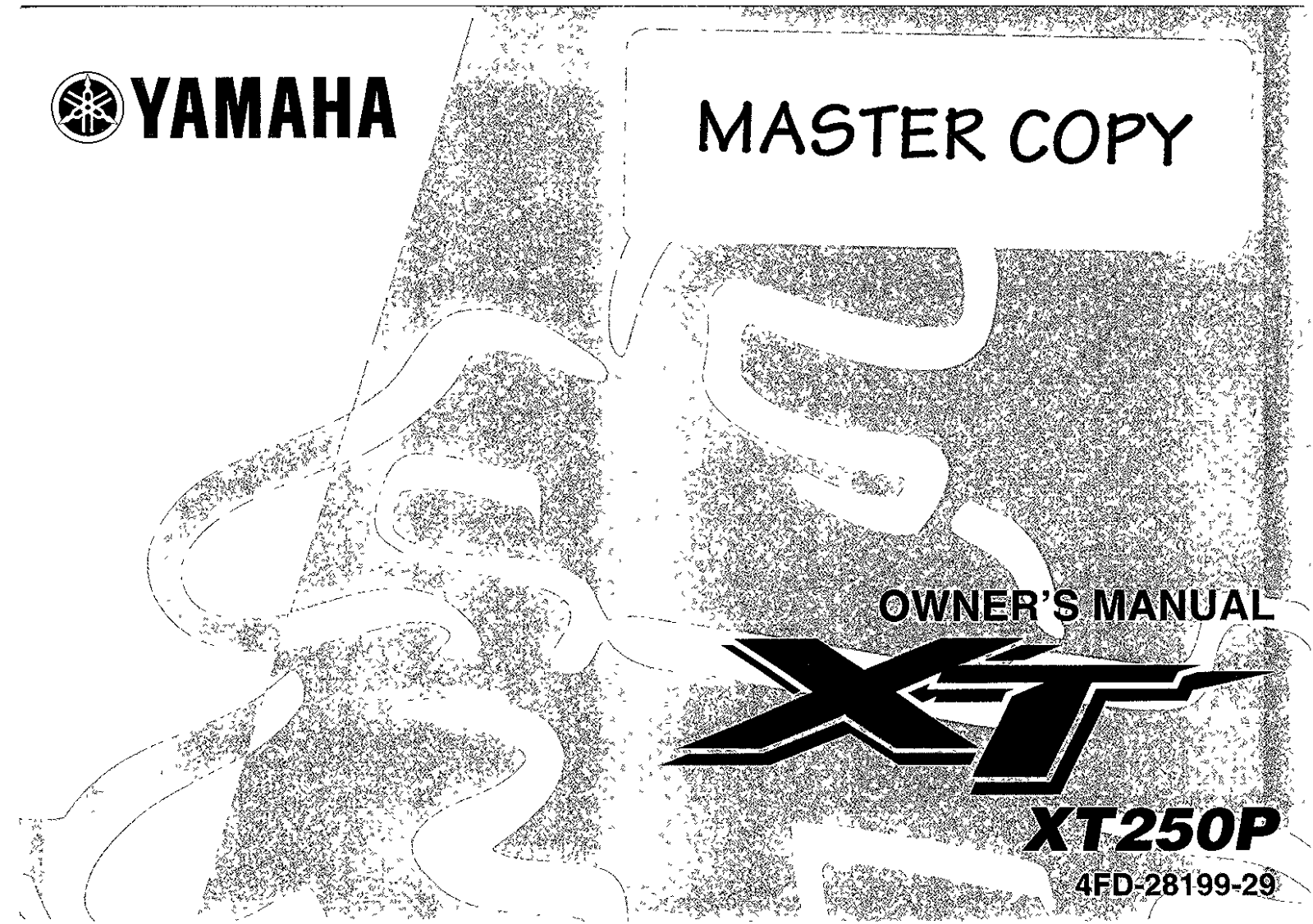 Yamaha XT250 P 2002 Owner's manual