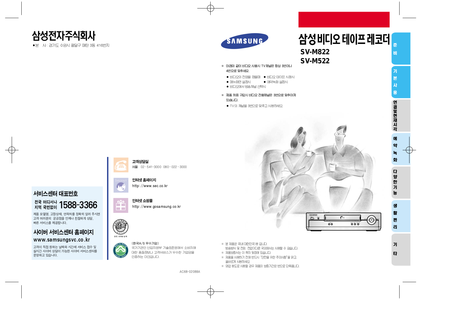Samsung SV-M822 User Manual