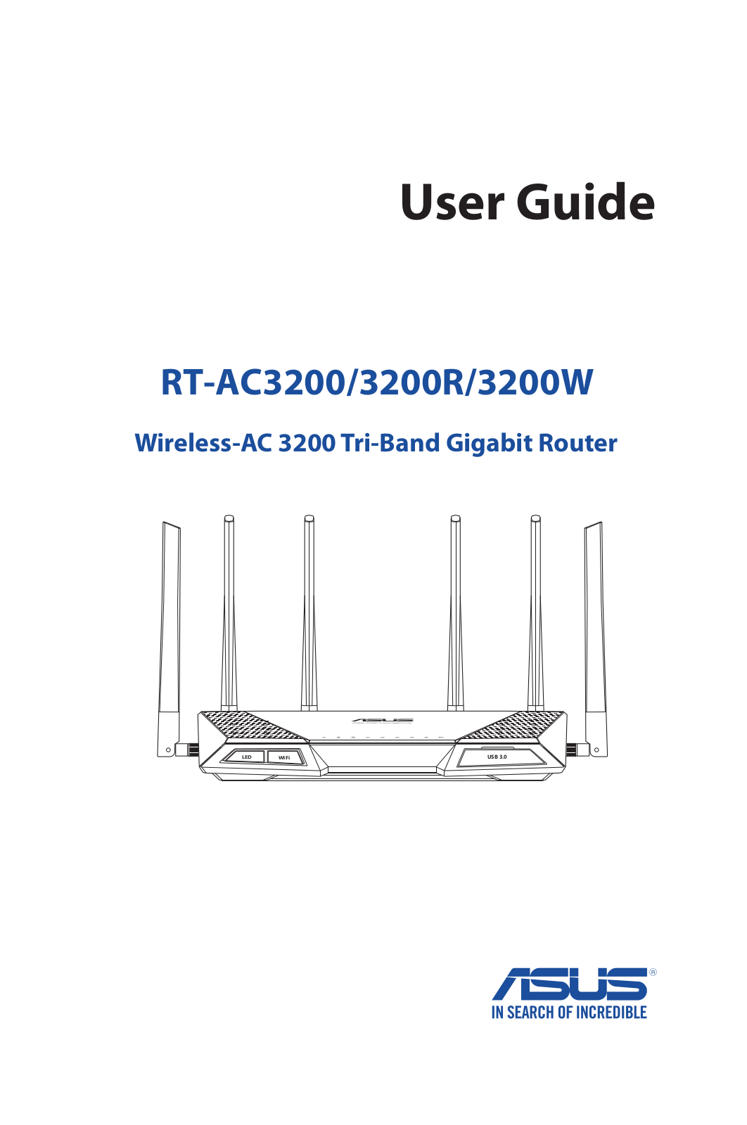 ASUS RT-3200R, RT-3200W Manual