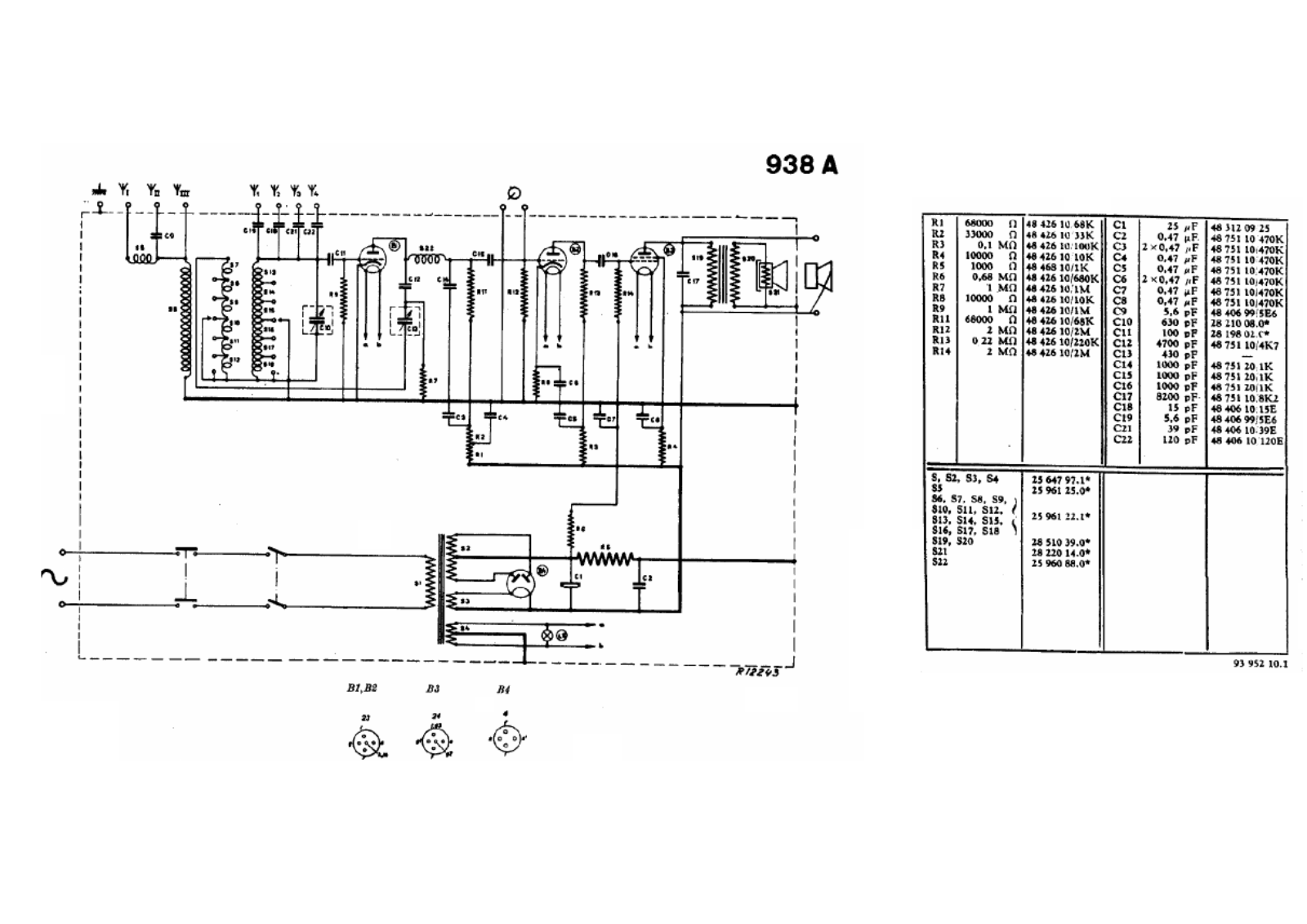 Philips 938a schematic