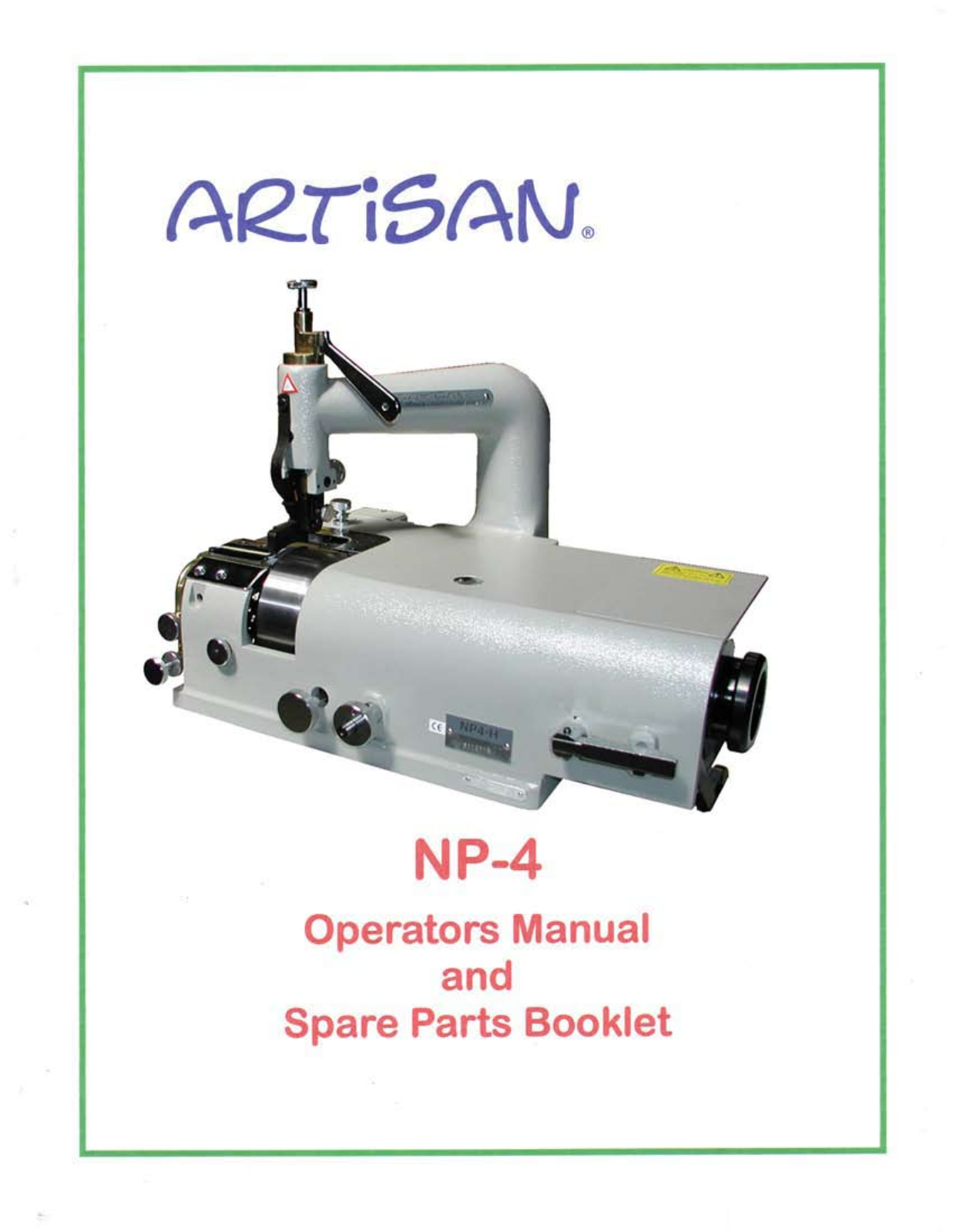 Artisan NP-4 Operating Manual - ManualMachine.com