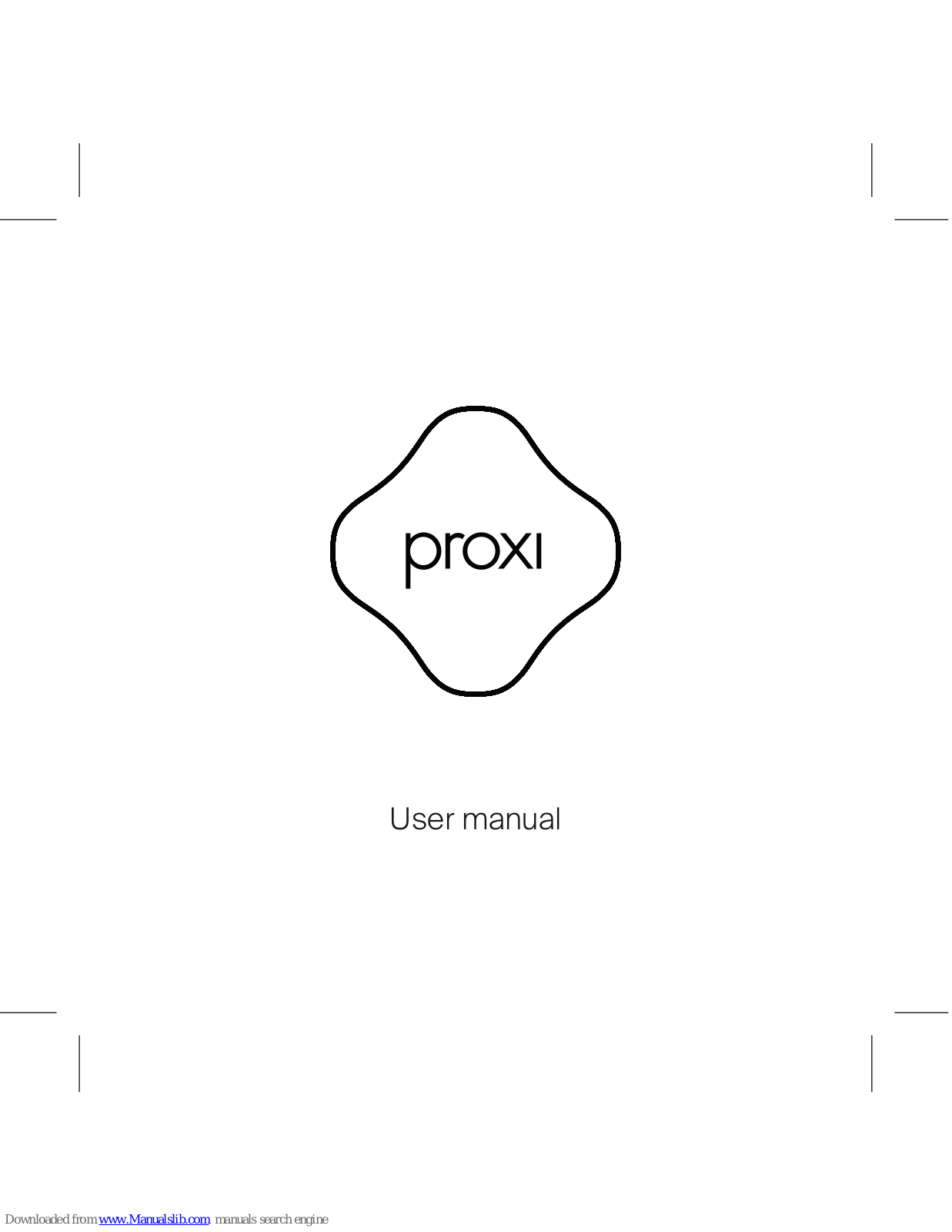 Proxi EU Plug User Manual - ManualMachine.com