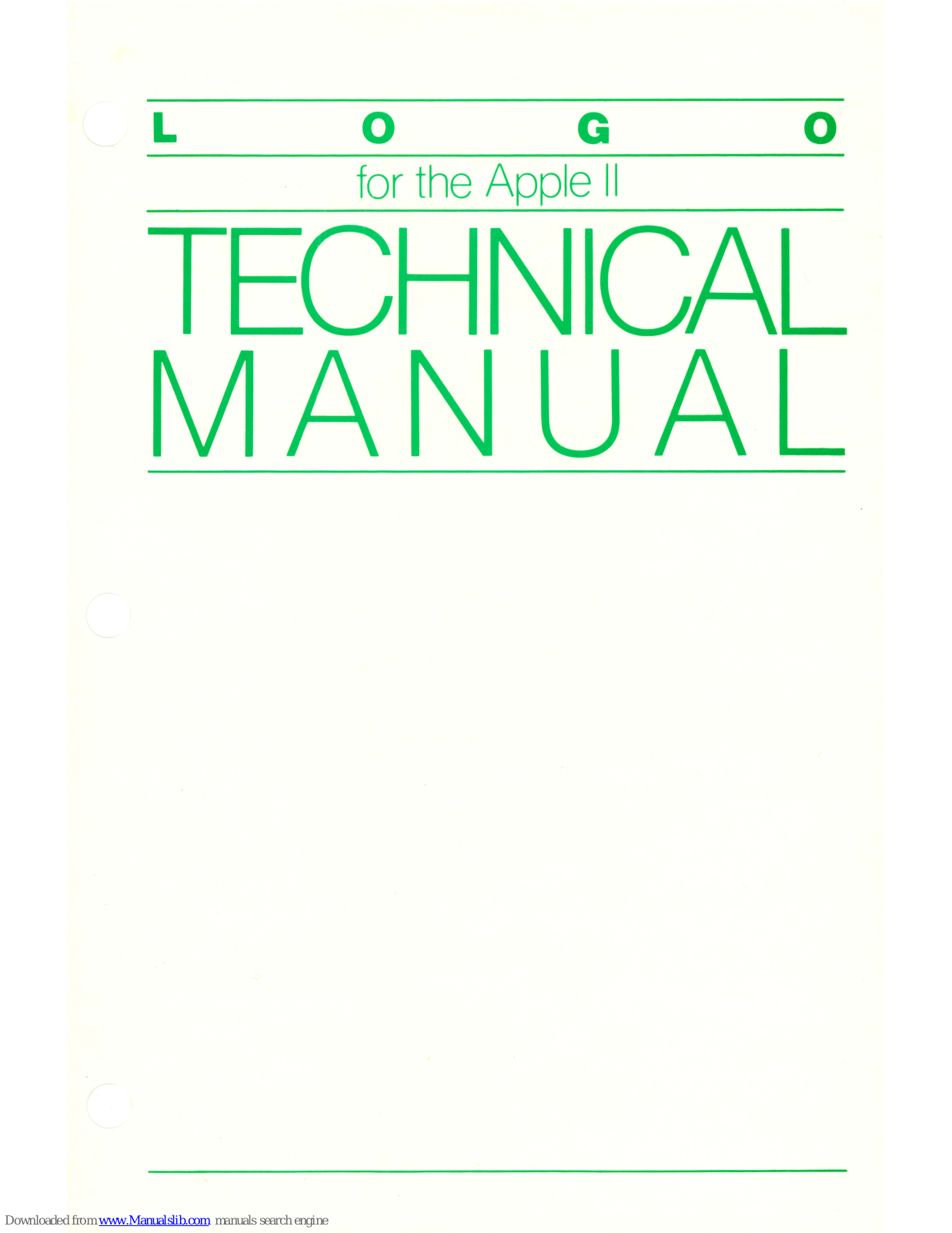 terrapin Apple II Technical Manual - ManualMachine.com