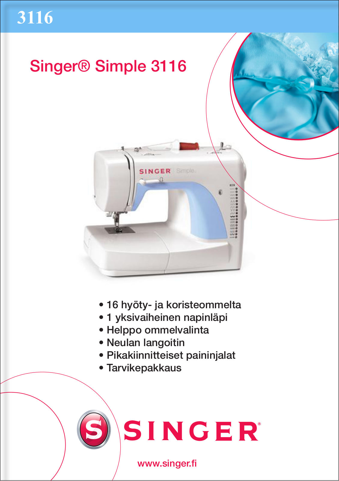 Singer SIMPLE 3116 BROCHURE