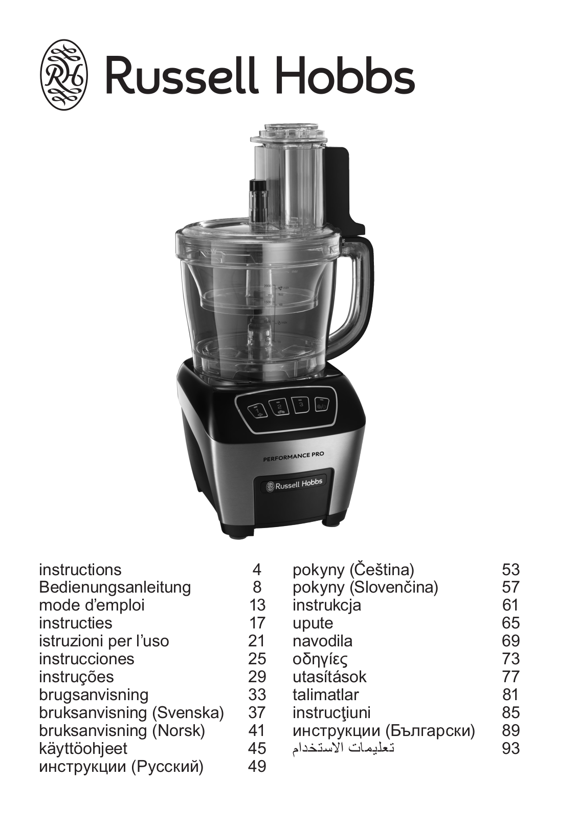 Russell hobbs 22270-56 User Manual