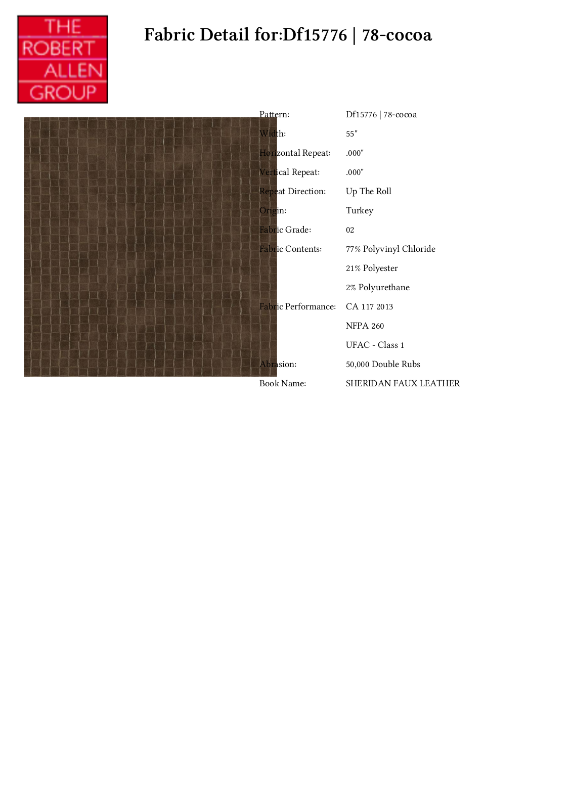 Duralee CRAL4582 Specifications - ManualMachine.com