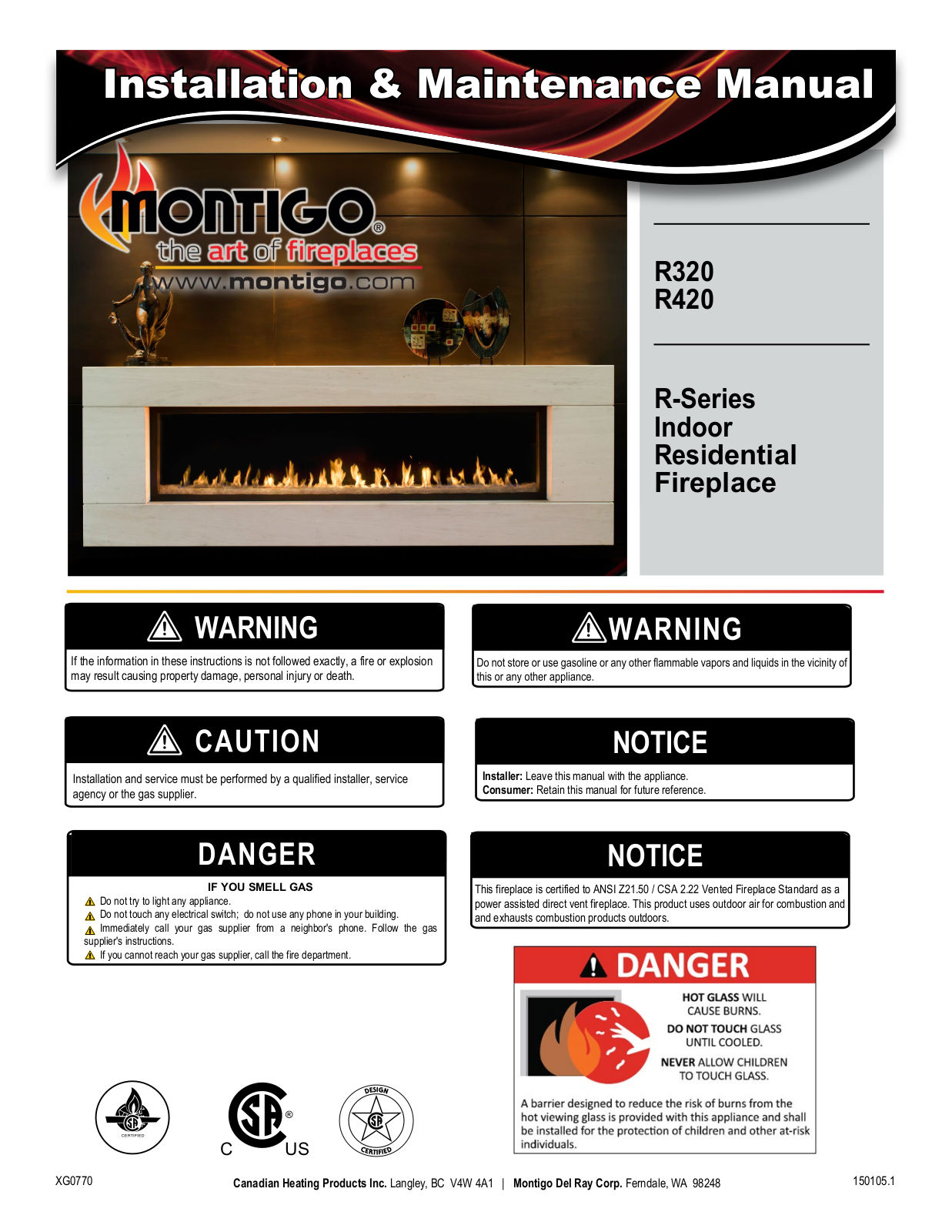 Montigo R320 User Manual