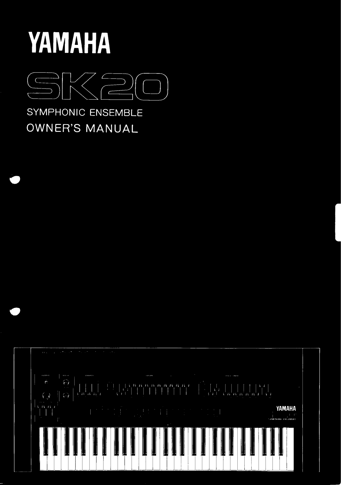 Yamaha SK20E User Manual