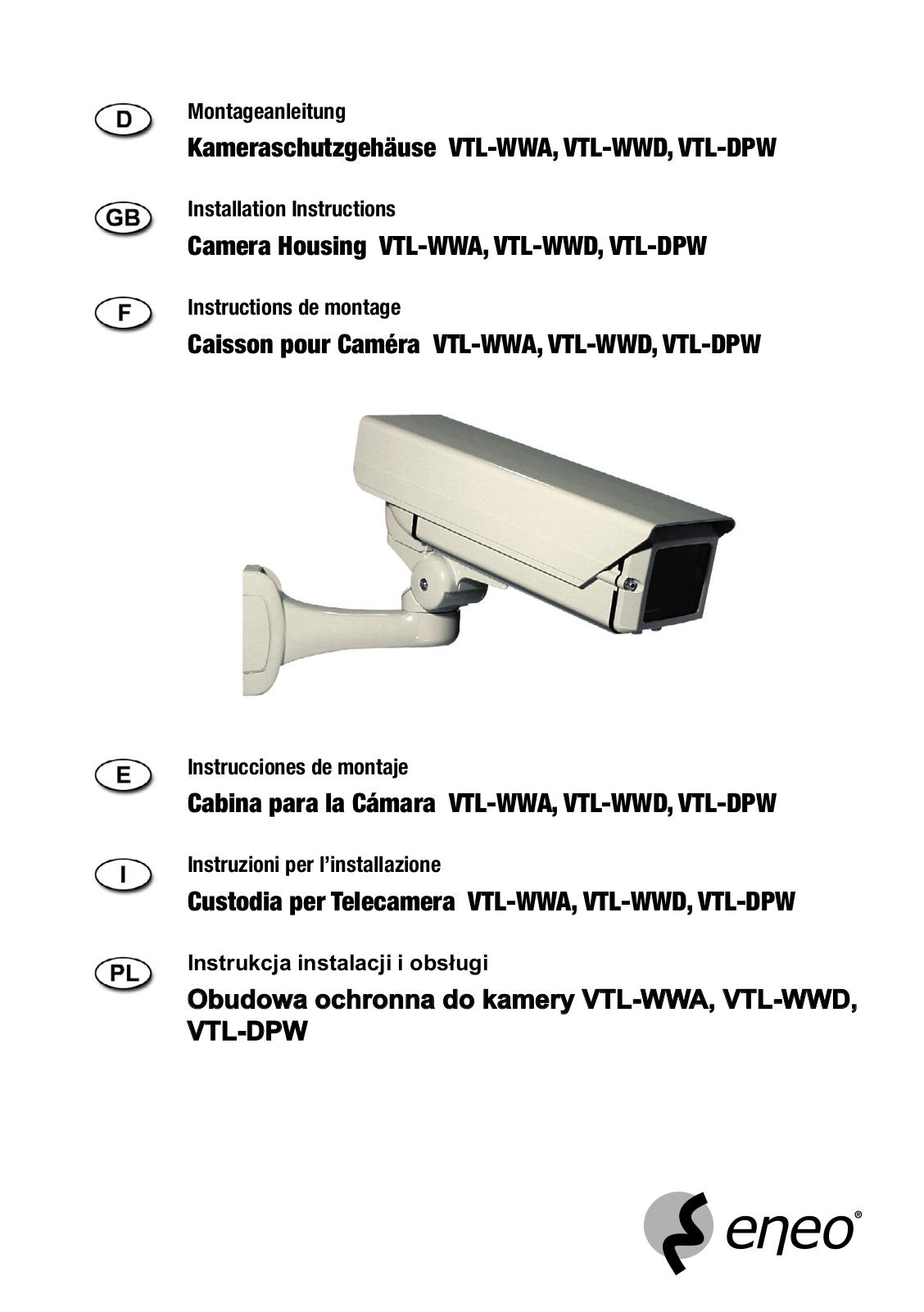 Eneo VTL-WWD User Manual