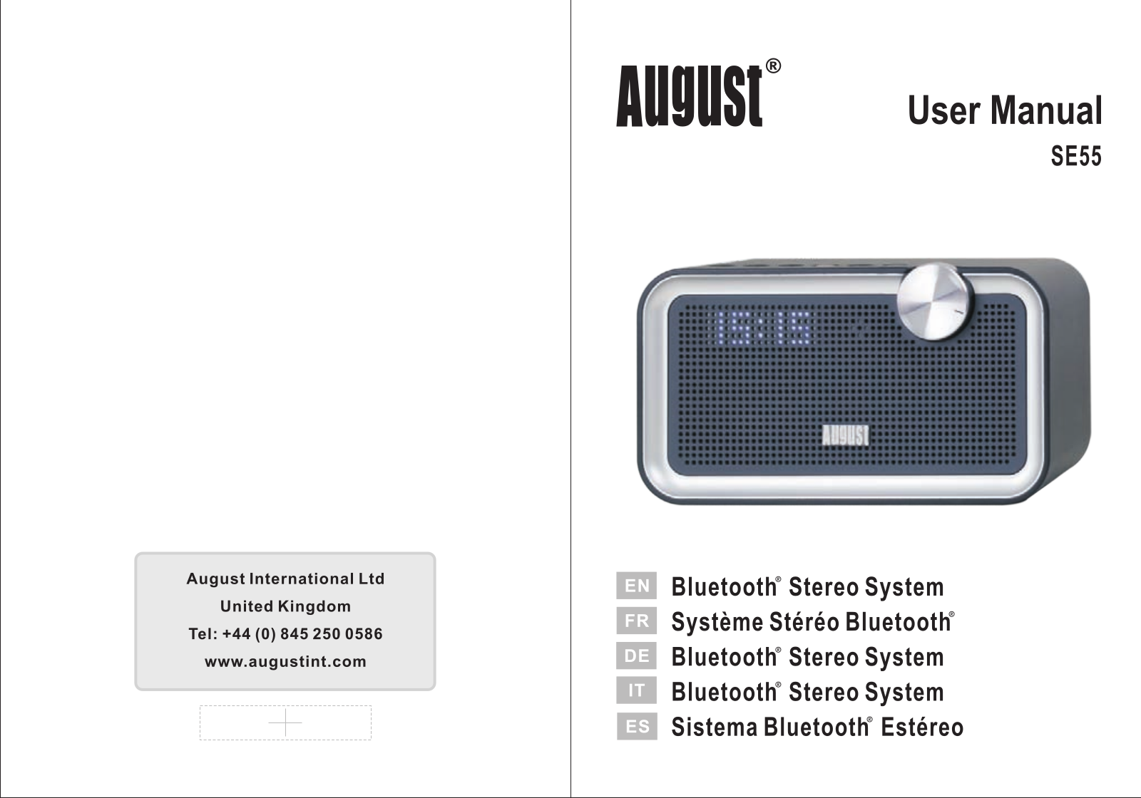 August SE55 User Manual