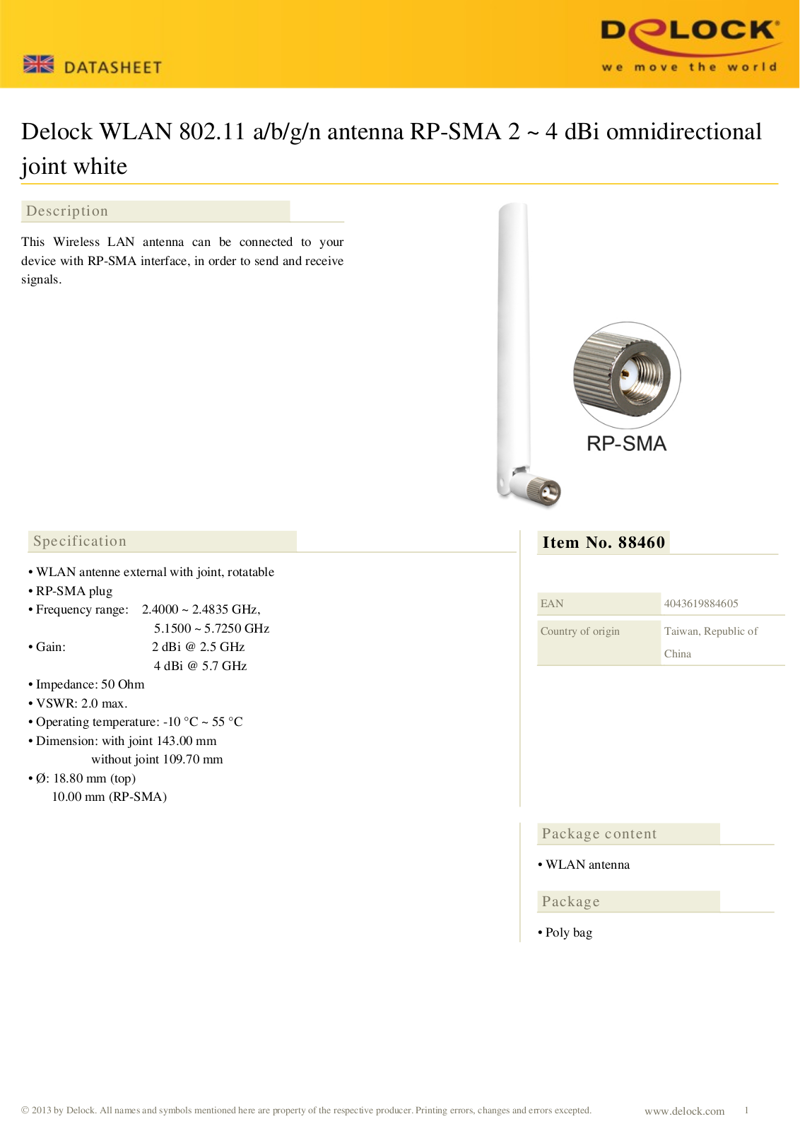 DeLOCK 88460 User Manual - ManualMachine.com