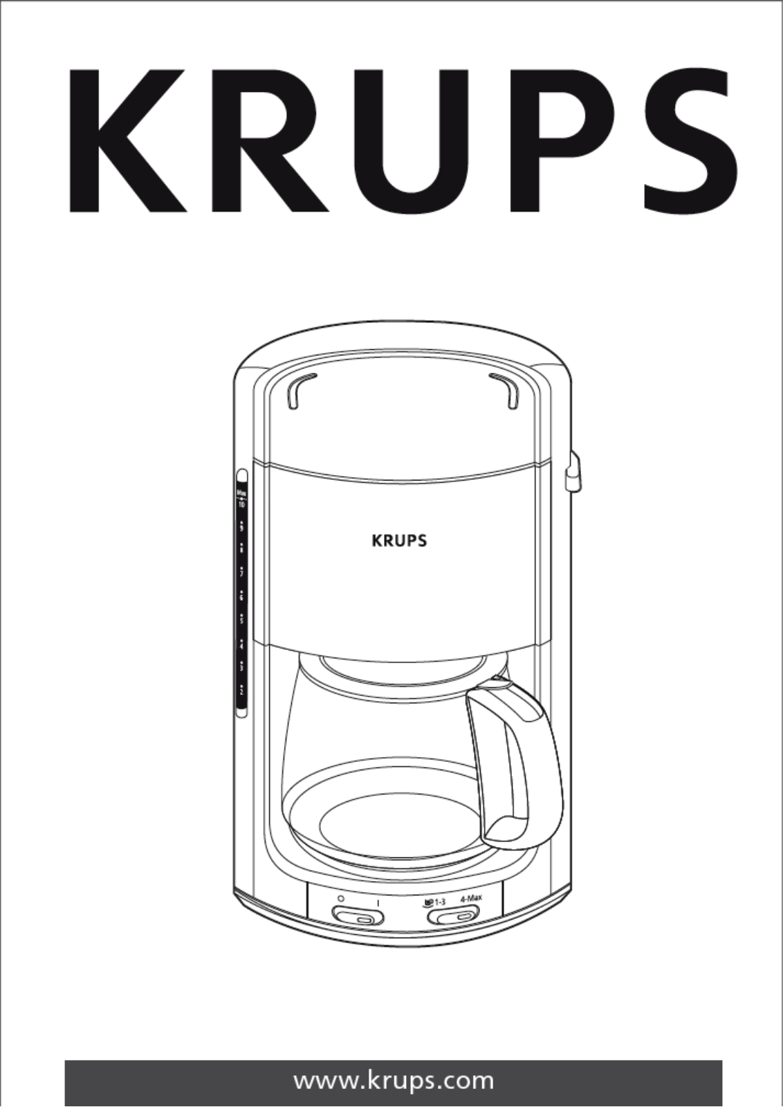 Krups FMD3 User Manual