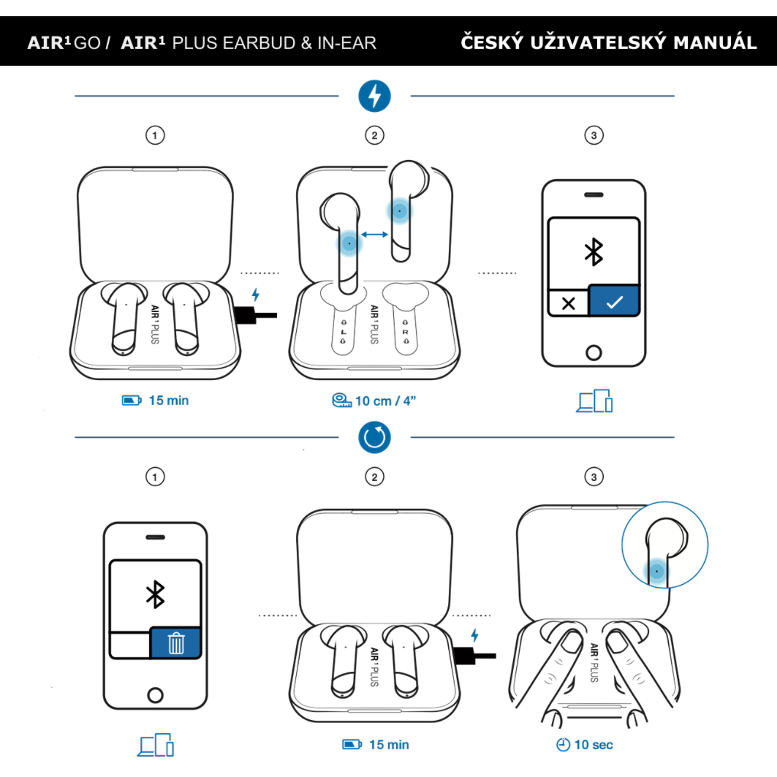 Happy Plugs AIR 1 GO, AIR 1 PLUS User Manual