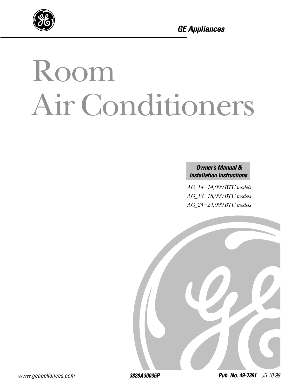 LG AGP24DB, AGN18DBG1, AGP24DA, AGN14ABG1, AGP18DC User Manual