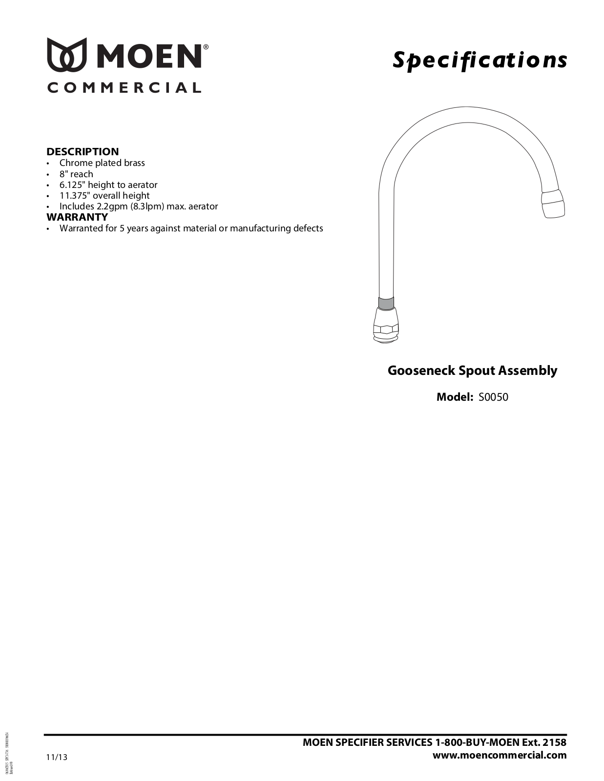 Moen MOE7845 Specifications - ManualMachine.com