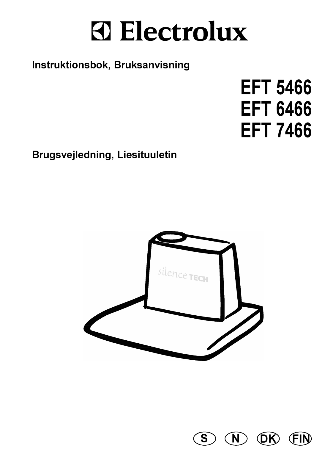 AEG EFT7405X/S, EFT7466/S, EFT5466U/S, EFT6466U/S, EFT7466K/S Manual