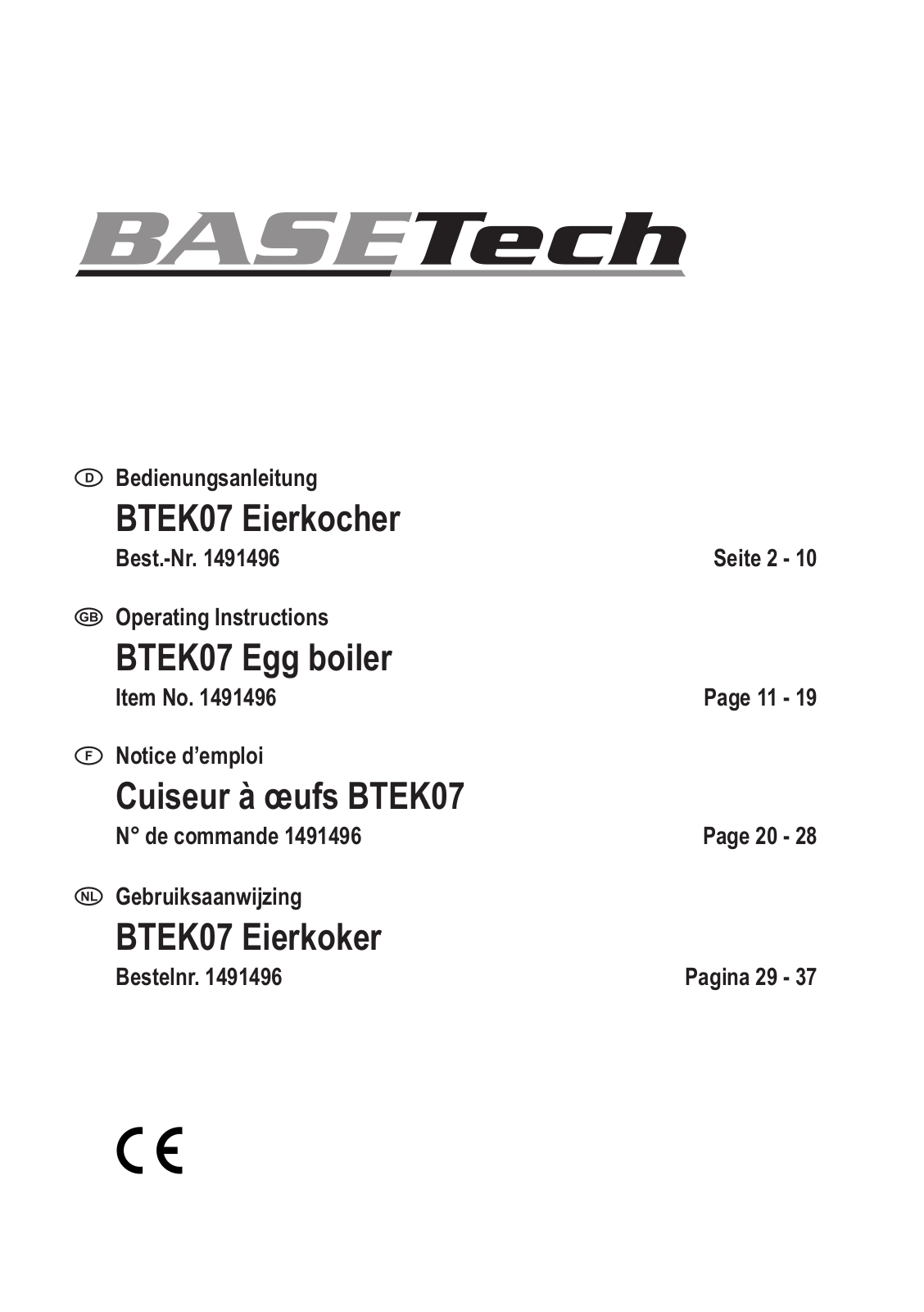 Basetech 1491496 User guide