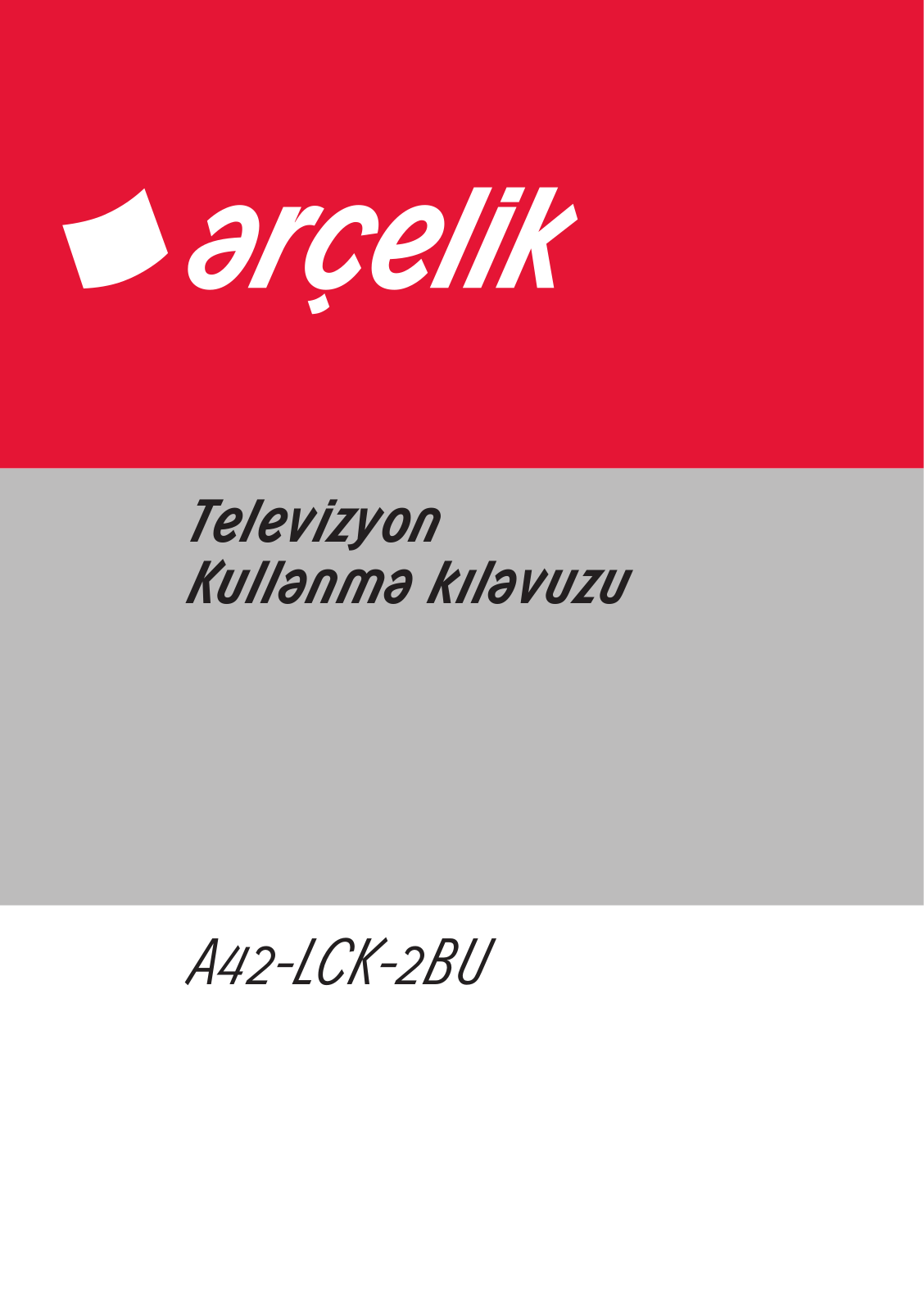 Arçelik A42-LCK-2BU User manual