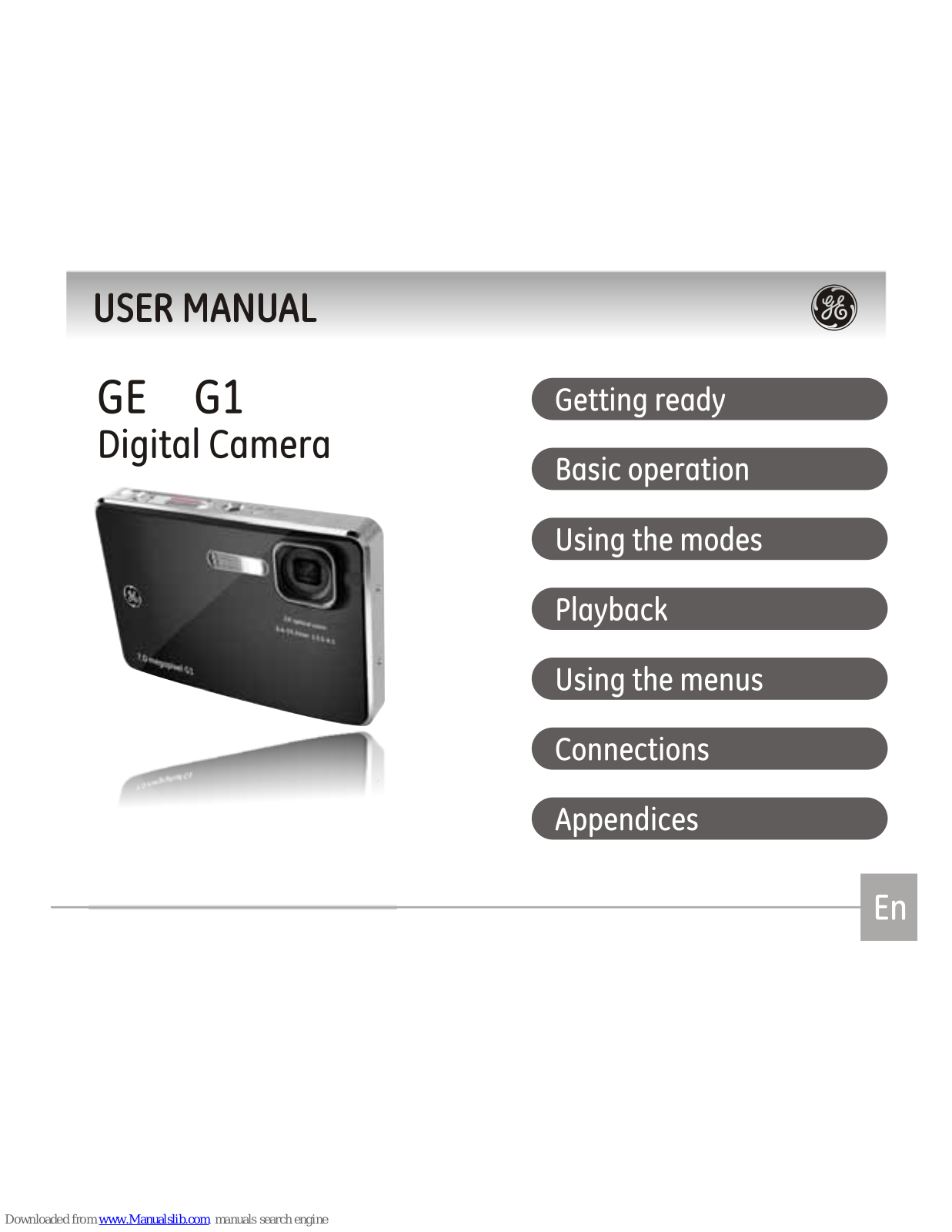 GE G1 G1, G1 User Manual