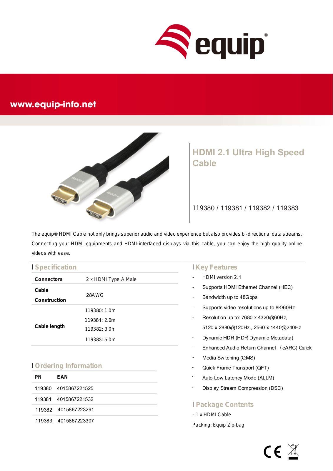 EQUIP EQUIP 119380 Datasheet - ManualMachine.com