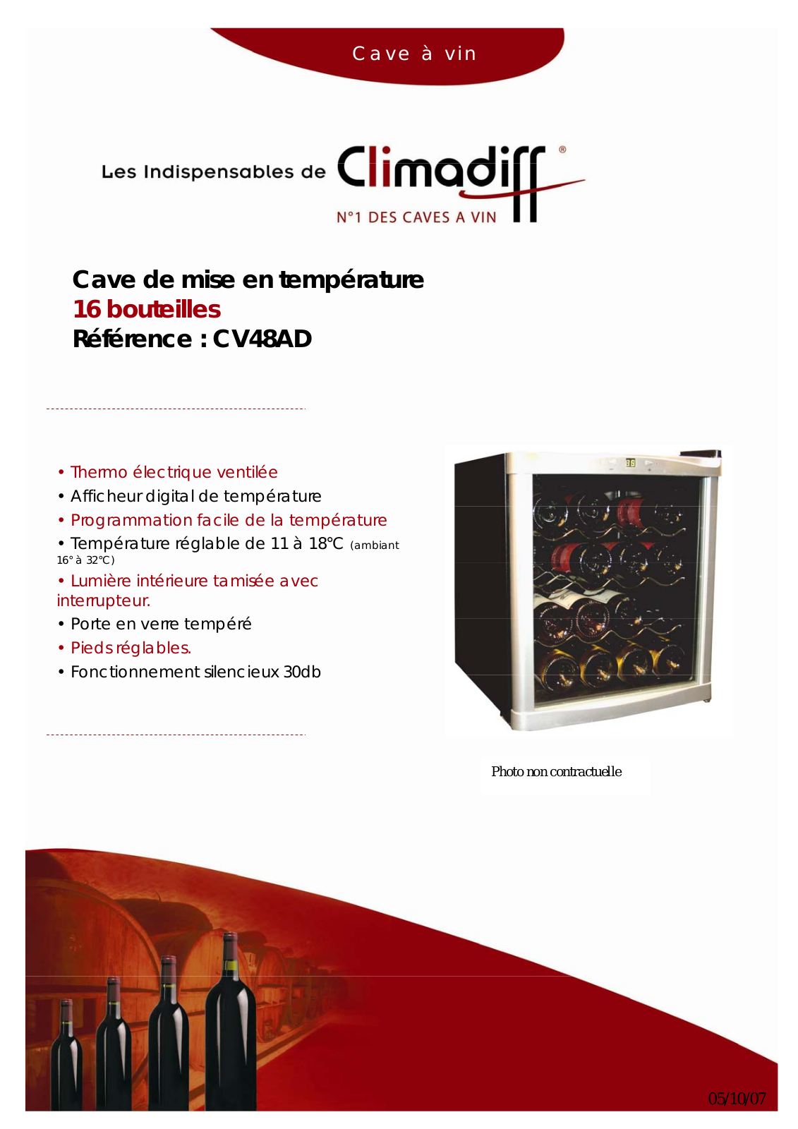 Climadiff CV48AD BROCHURE