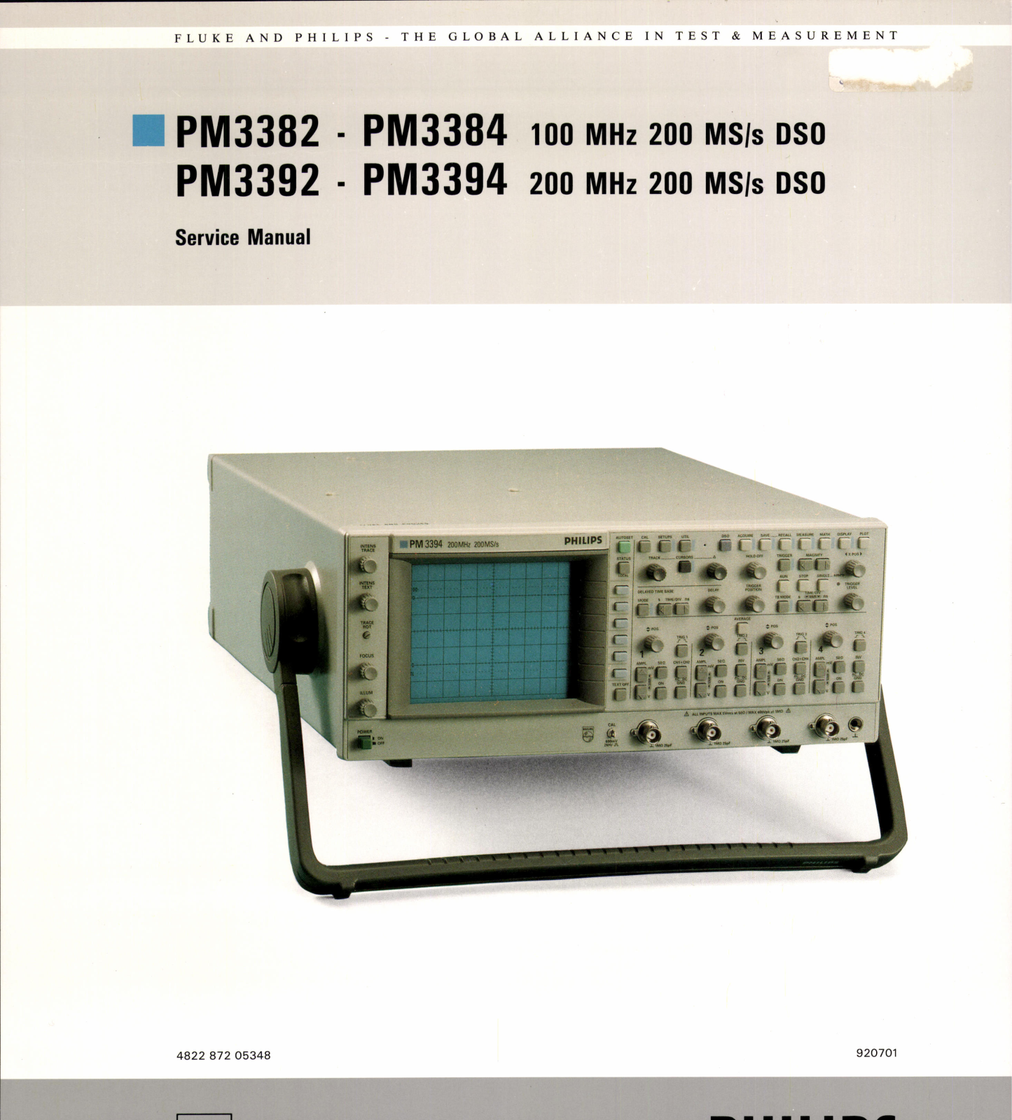 philips pm3382, pm3384, pm3392 schematic