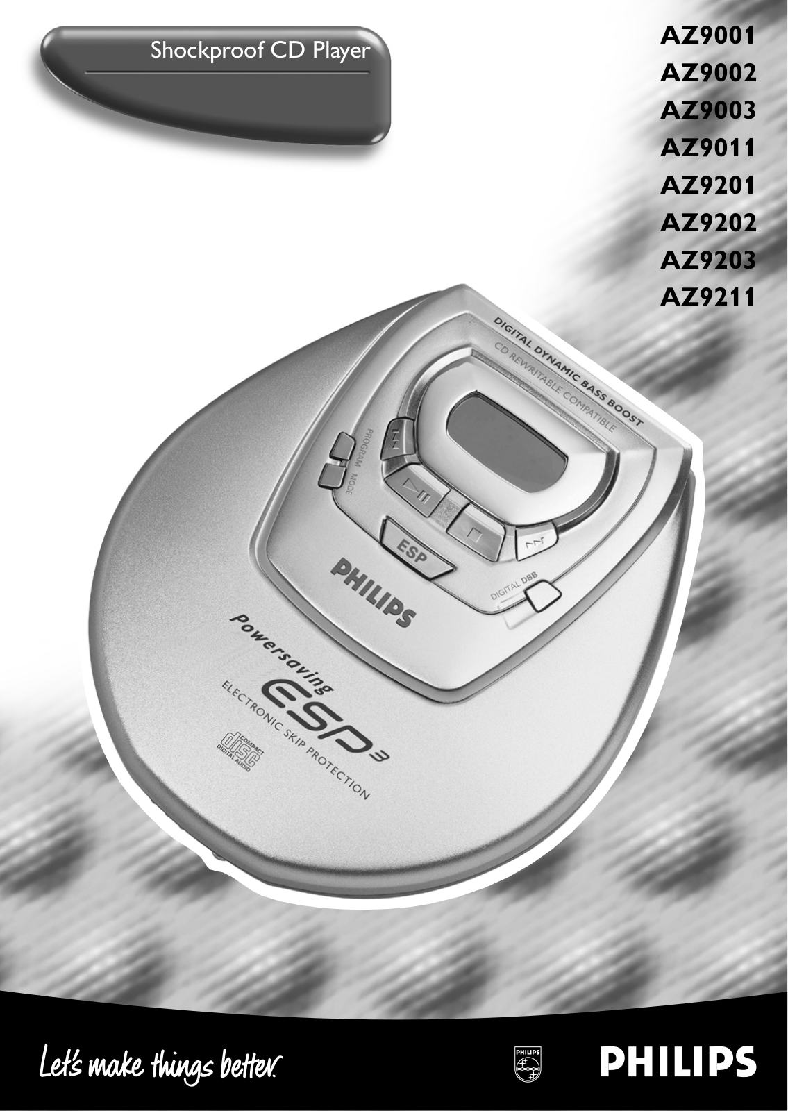 Philips AZ9001, AZ9002, AZ9003, AZ9011, AZ9201 User Manual
