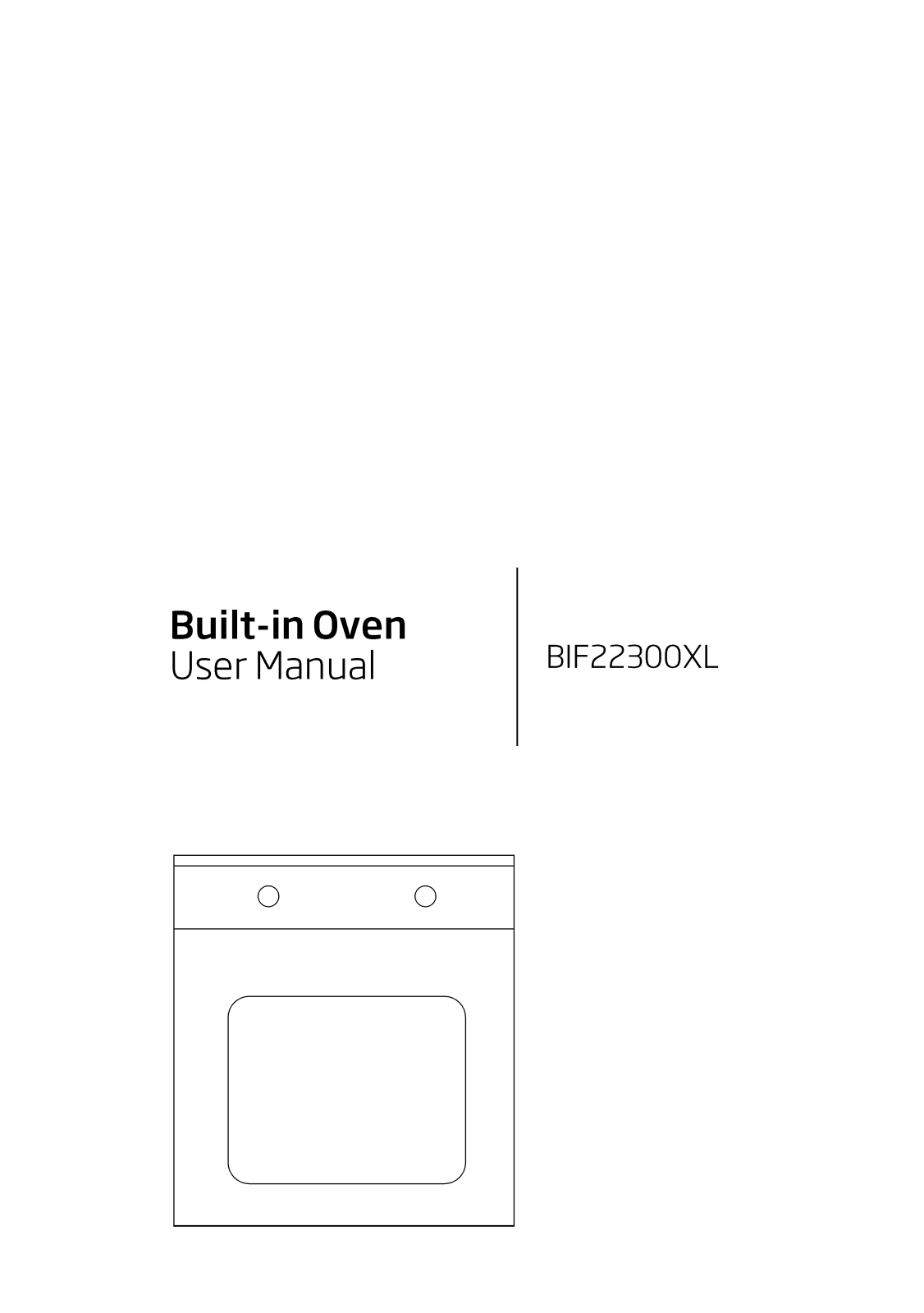 Beko BIF22300XL User Manual