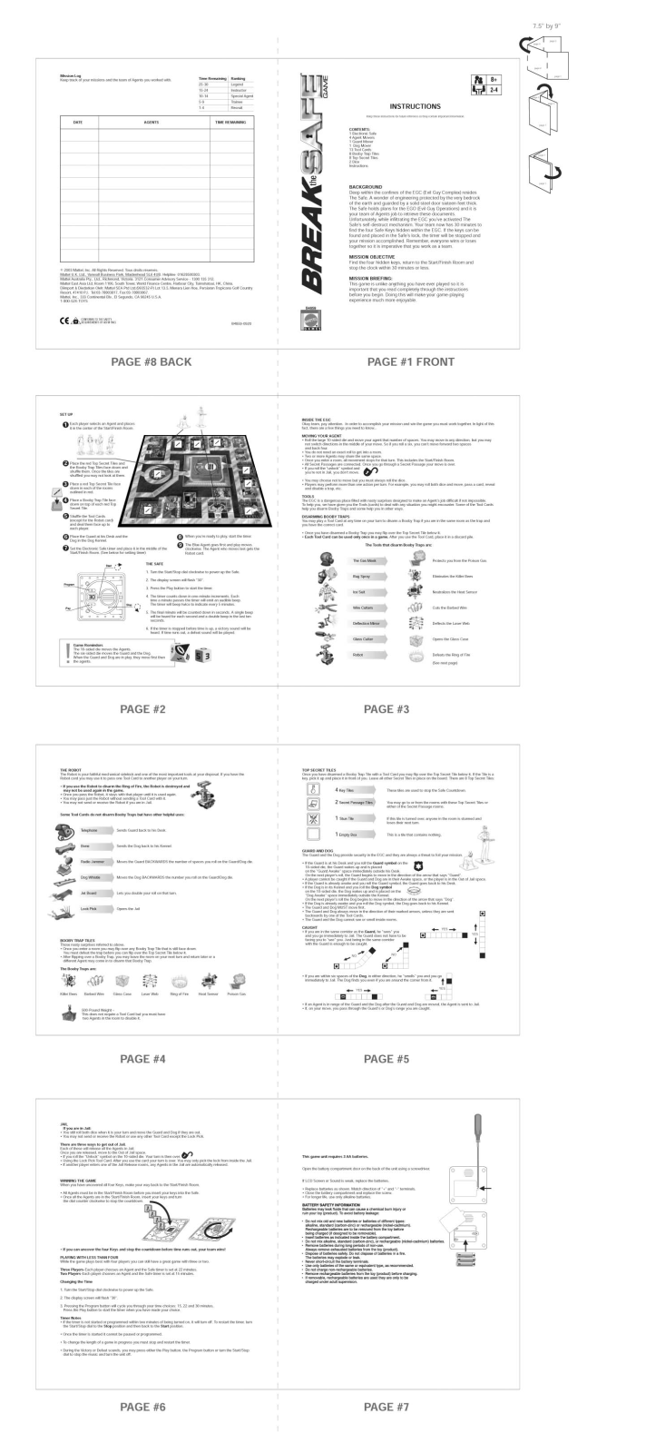 Fisher-Price B4859 Instruction Sheet