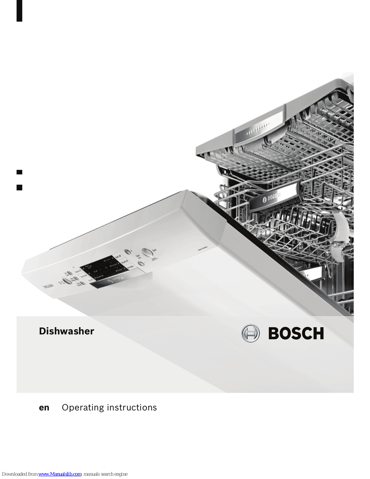 Bosch SPS40E22GB Operating Instructions Manual