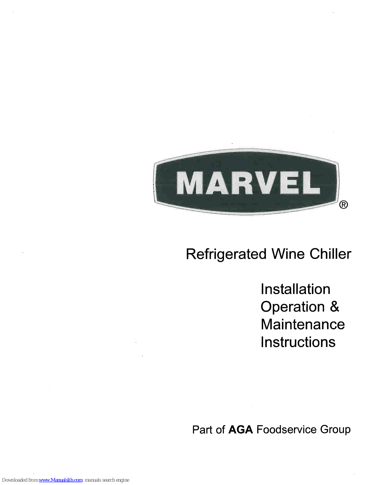 Marvel 8SWC-BB-G, 8SWC-BD, 8SWC-BN, 8SWC-WW-G, 8SWC-BS-G Installation Manual - ManualMachine.com