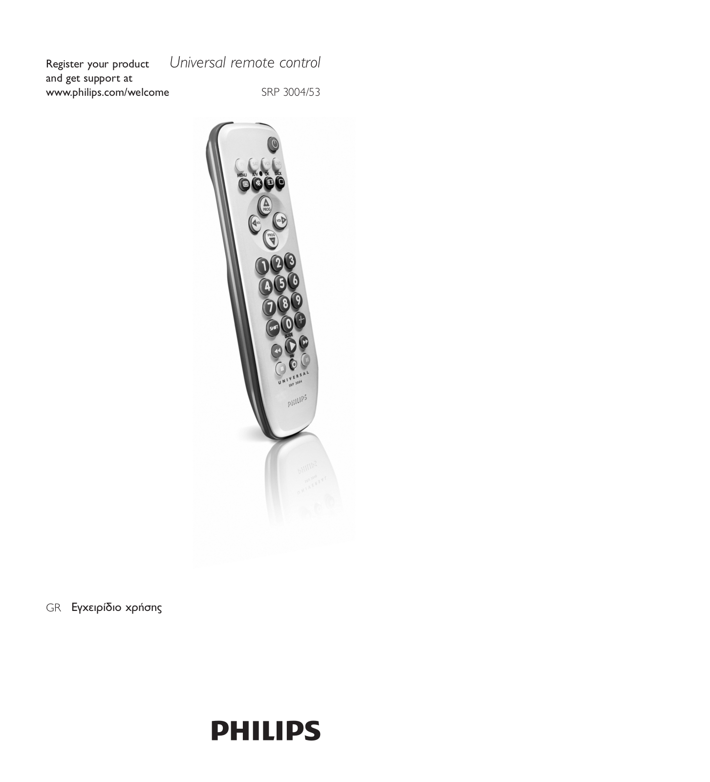 Philips SRP 3004/10 User Manual