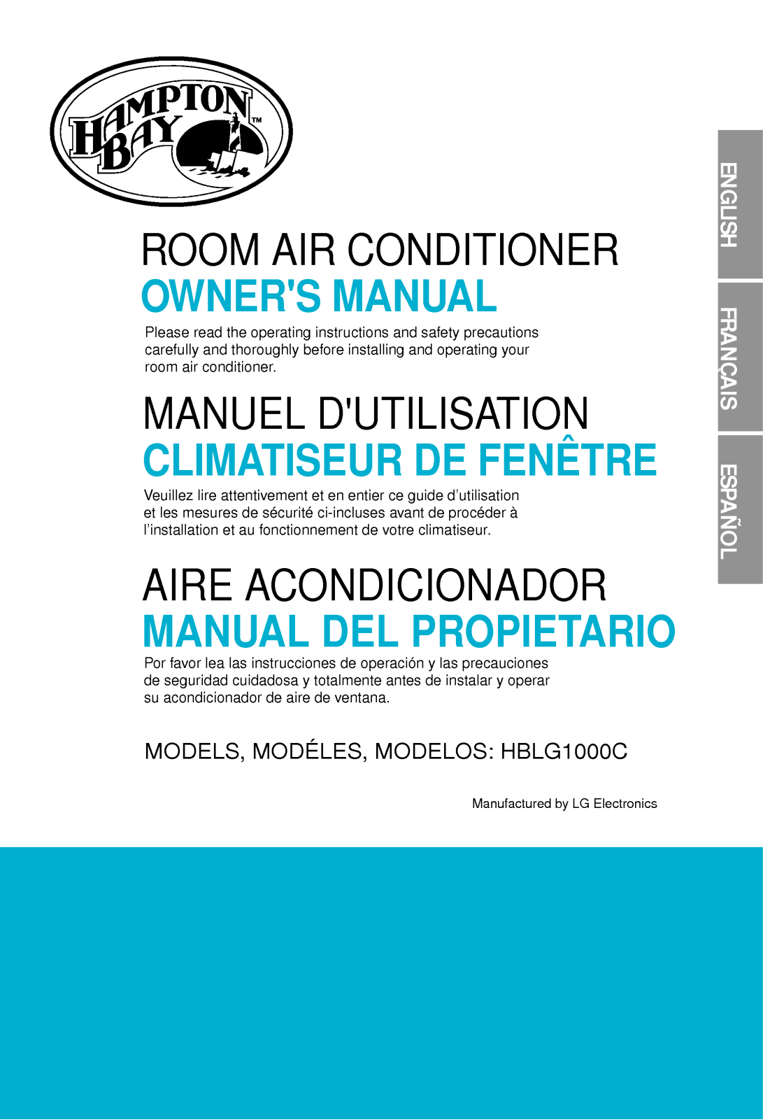 LG HBLG1000C User Manual