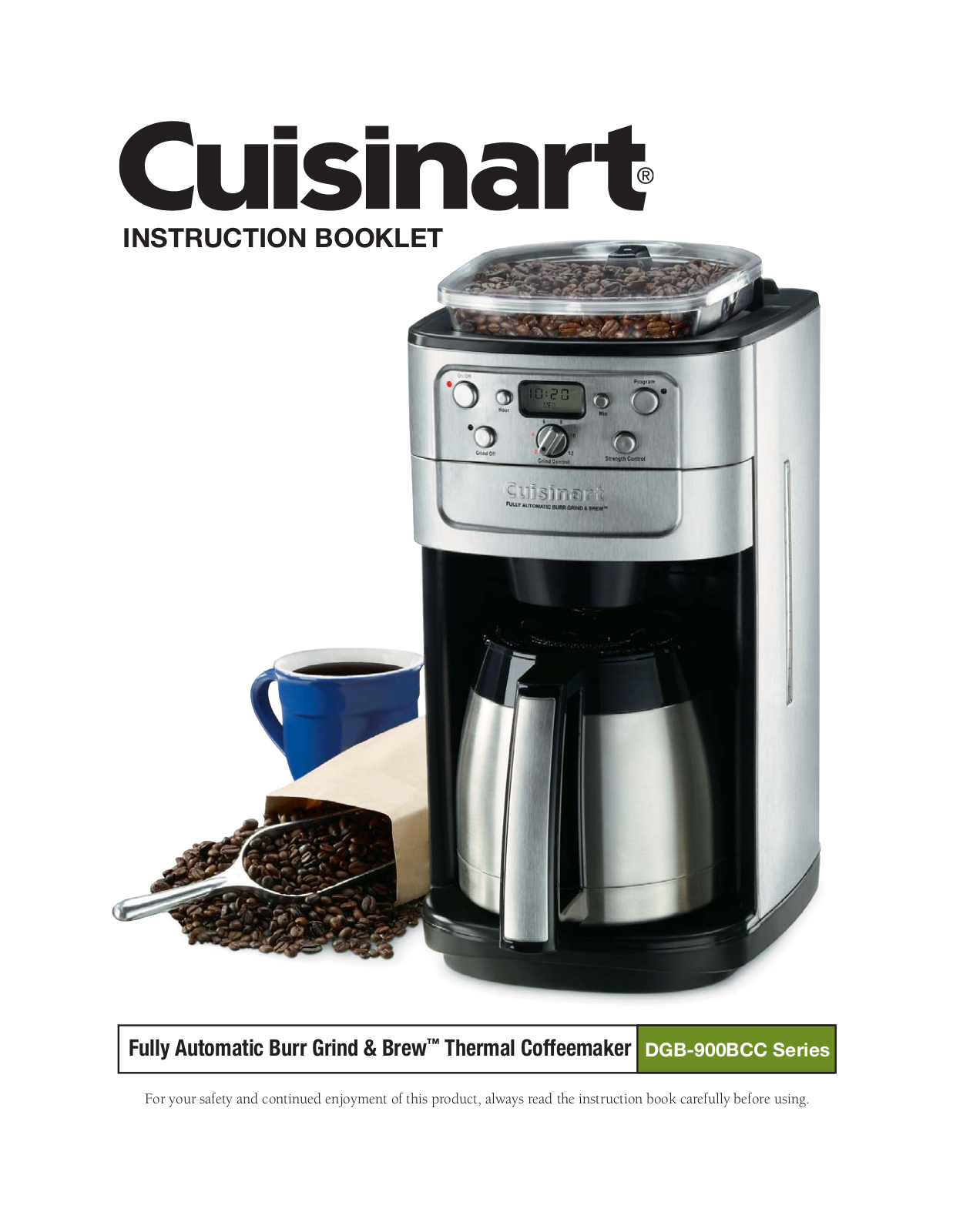 Cuisinart DGB-900BCC User Manual