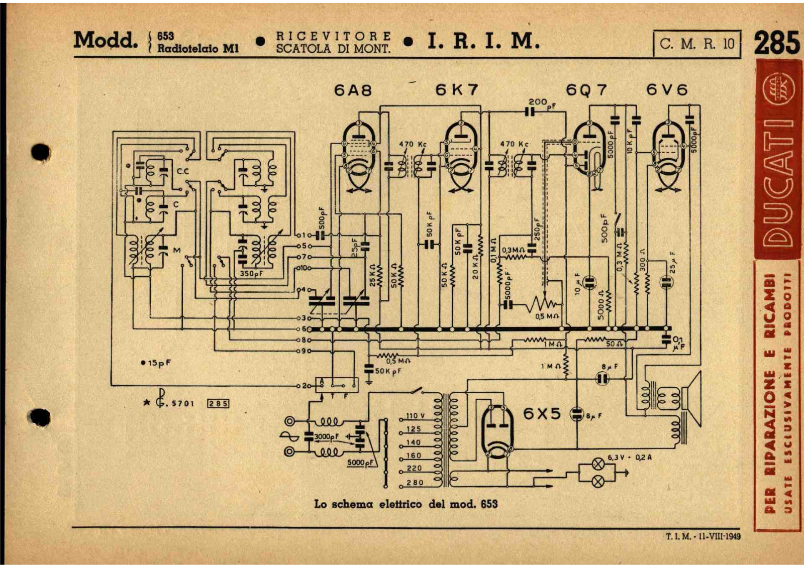 IRIM 653 schematic